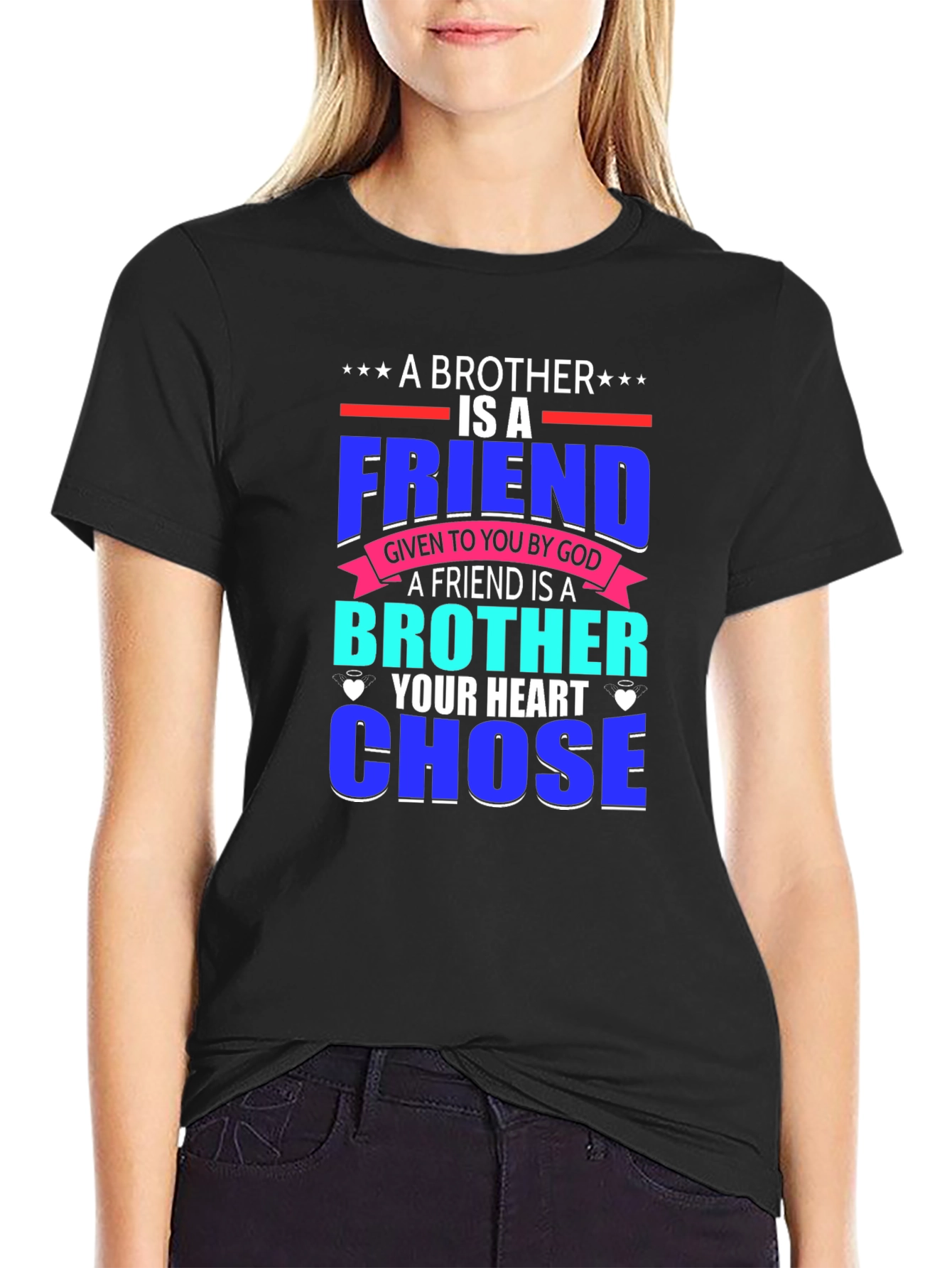 Brother Friend T-Shirt - Heart Chose You