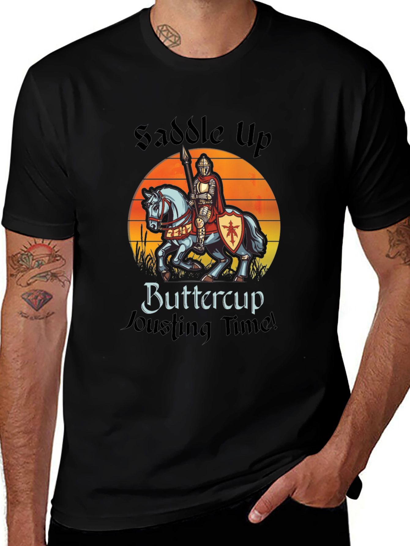 Saddle Up Buttercup Jousting T-Shirt