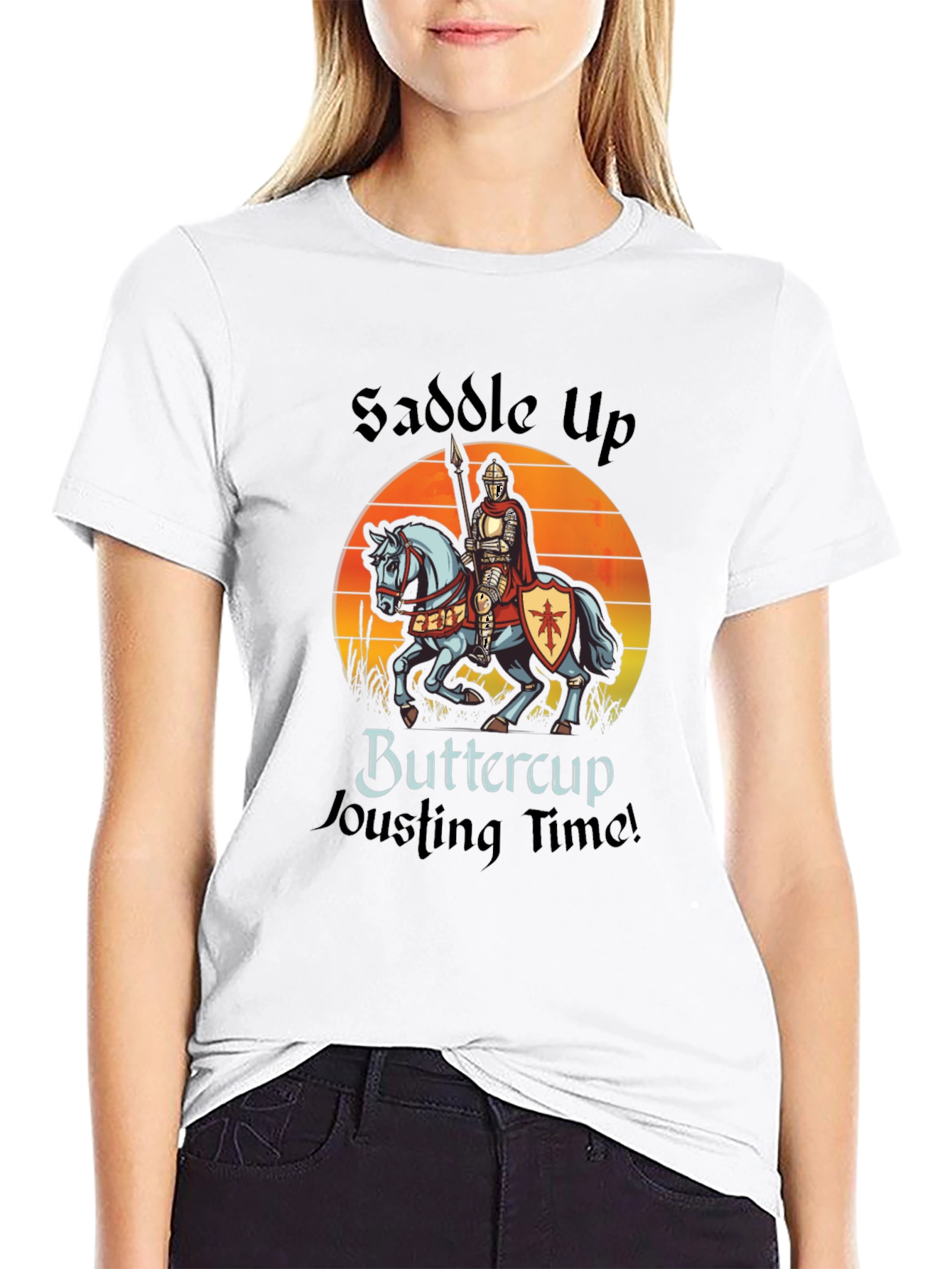 Saddle Up Buttercup Jousting T-Shirt