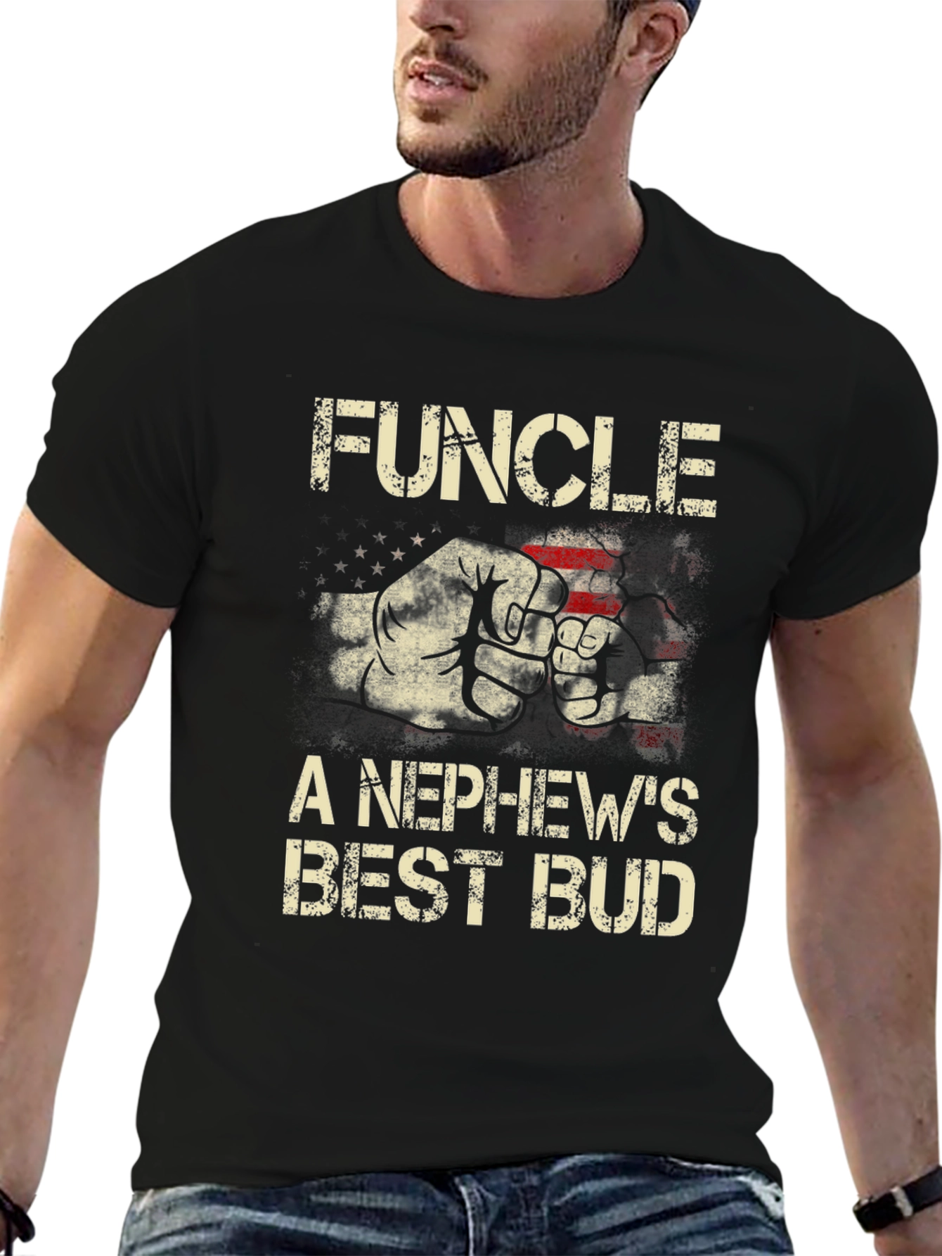 Funcle A Nephews Best Bud Graphic T-Shirt