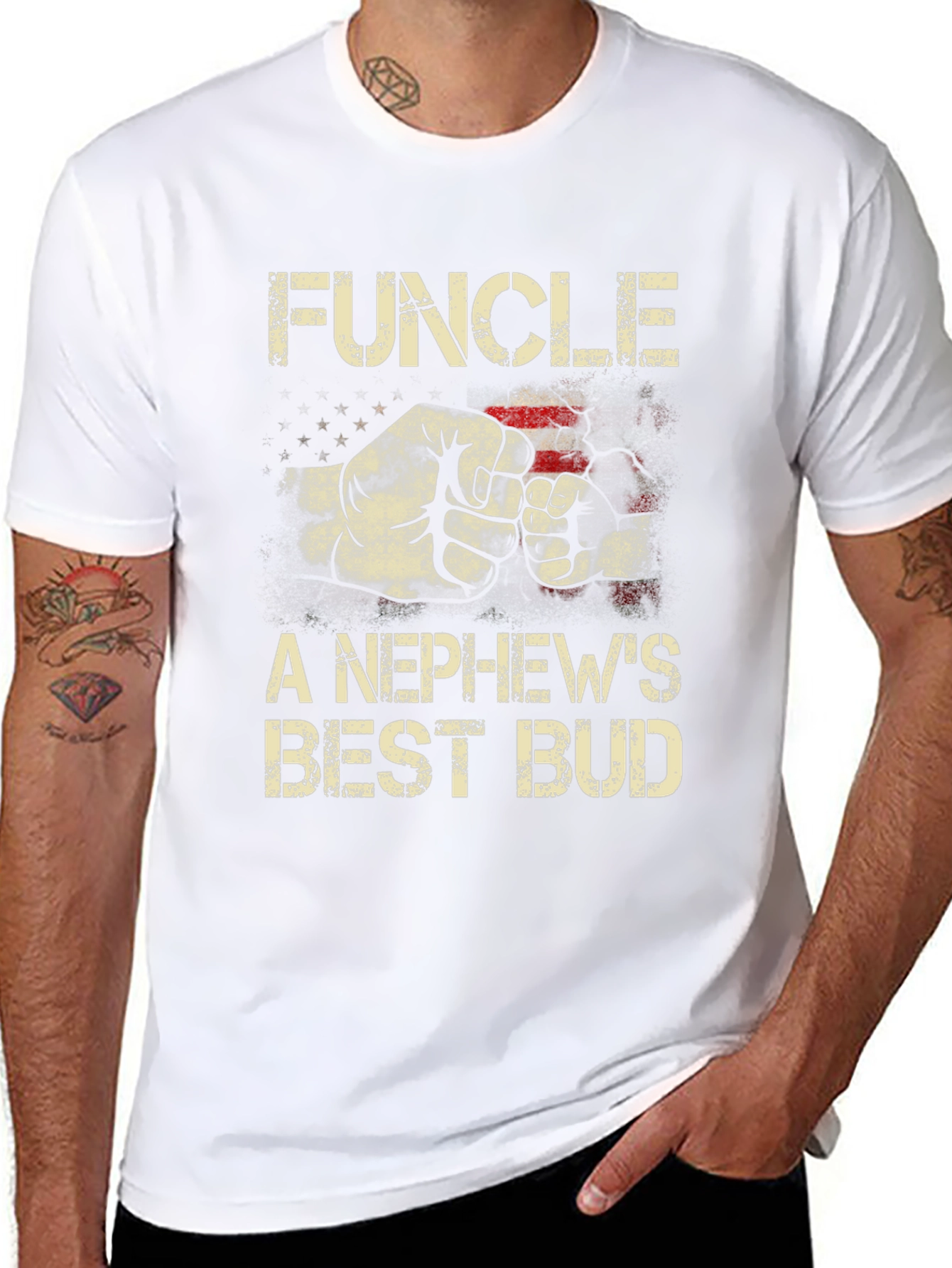 Funcle A Nephews Best Bud Graphic T-Shirt