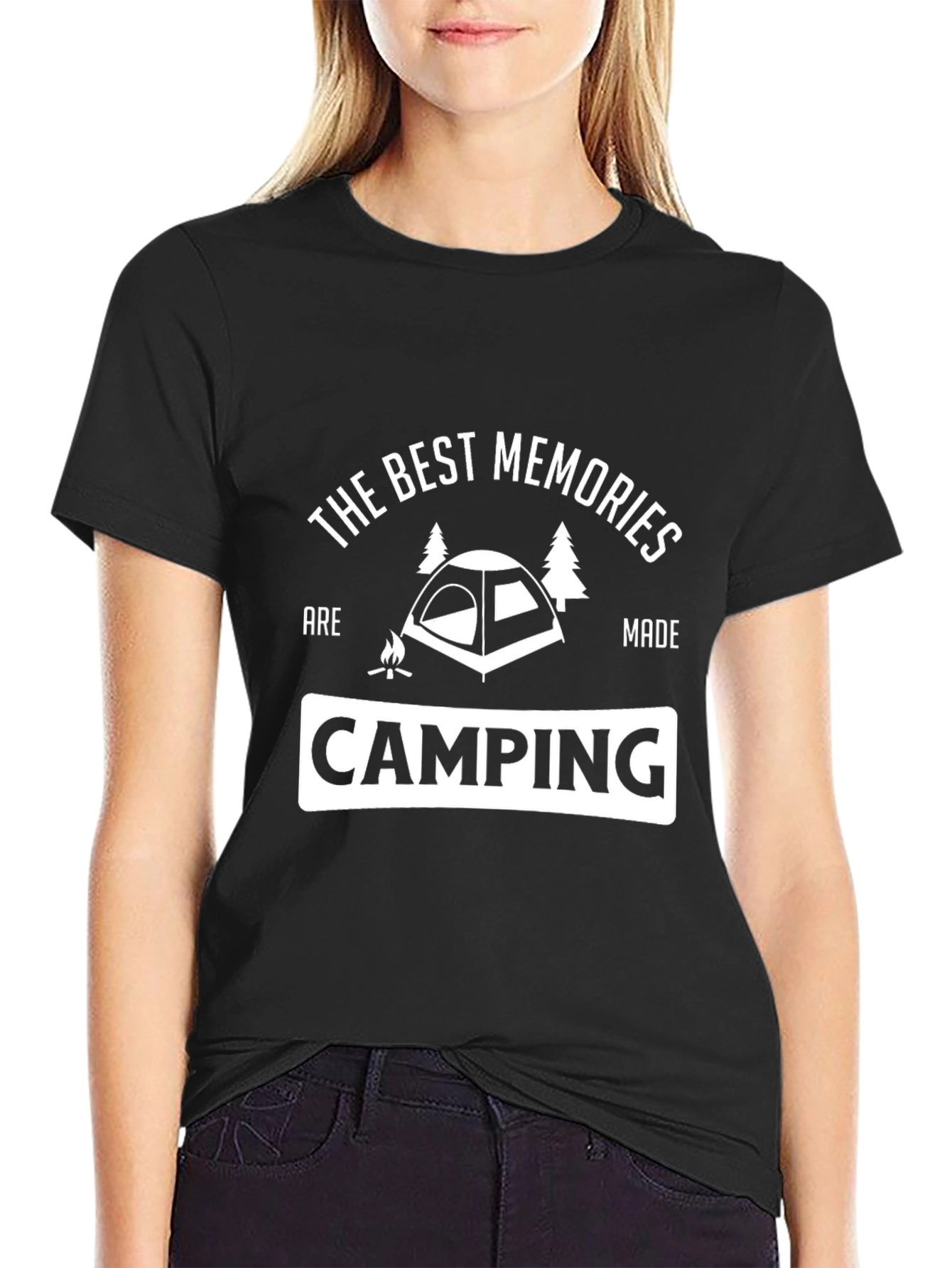 Camping Memories T-Shirt - Black
