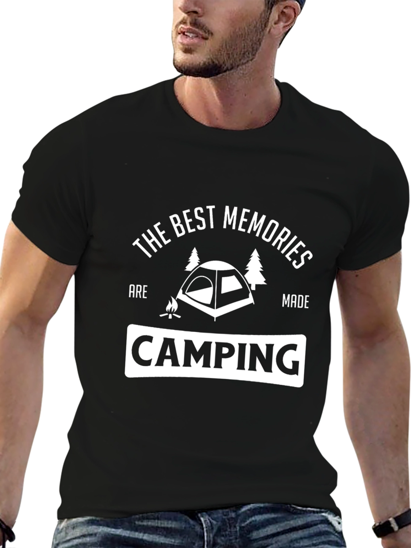 Camping Memories T-Shirt - Black