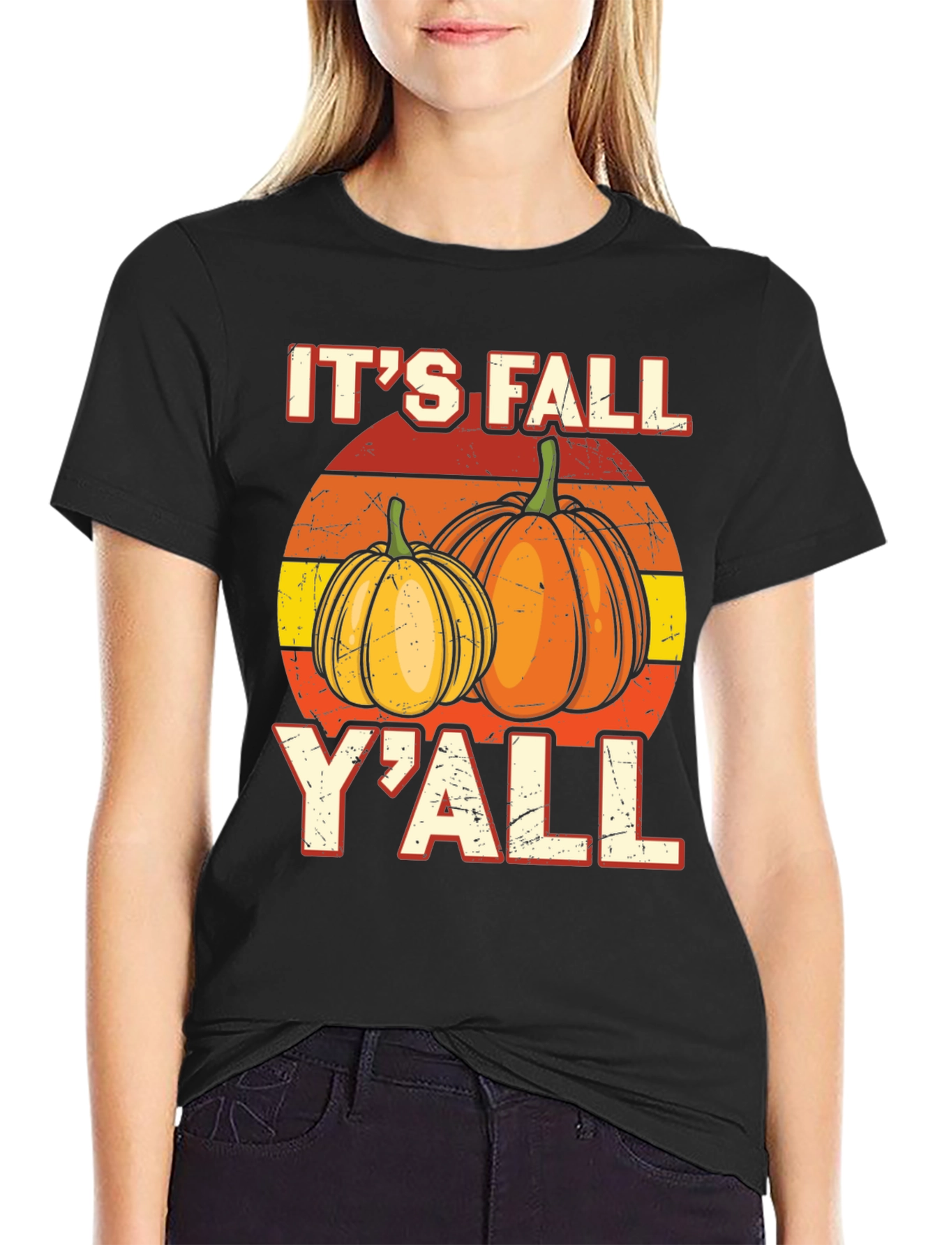 Its Fall Yall Pumpkin Graphic Tee