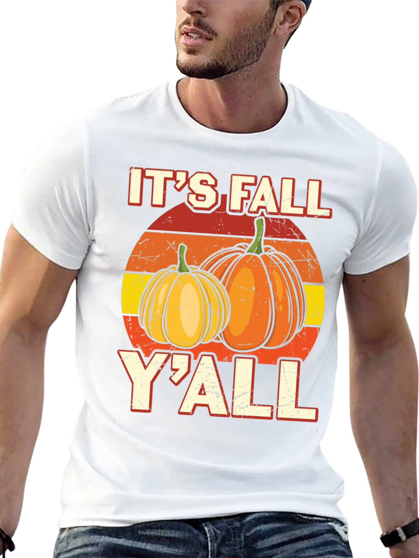 Its Fall Yall Pumpkin Graphic Tee