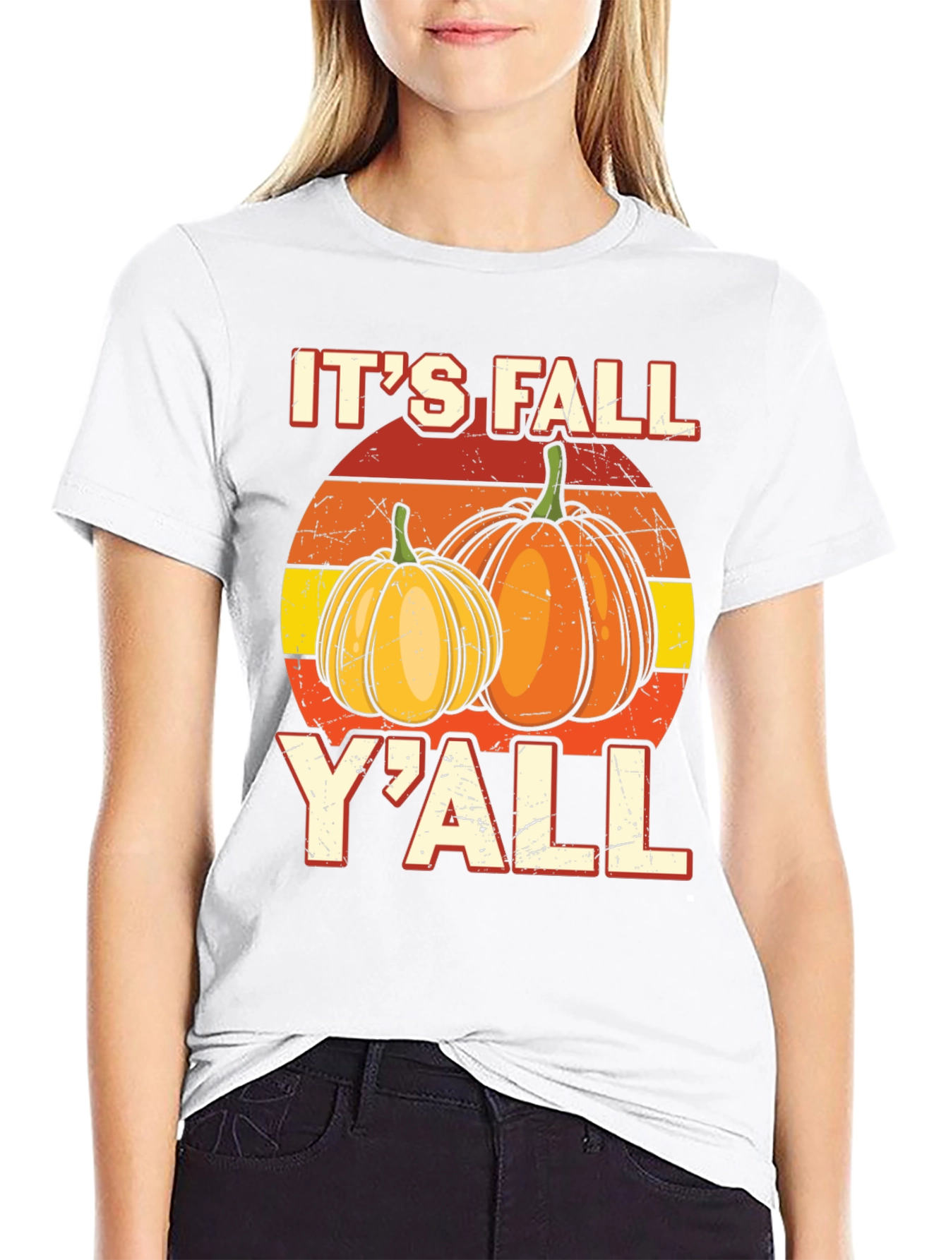 Its Fall Yall Pumpkin Graphic Tee
