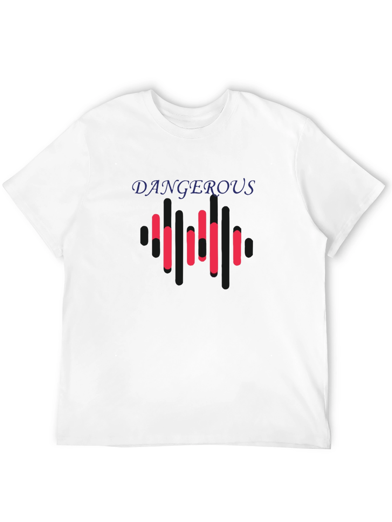 Dangerous Graphic Print Black T-Shirt