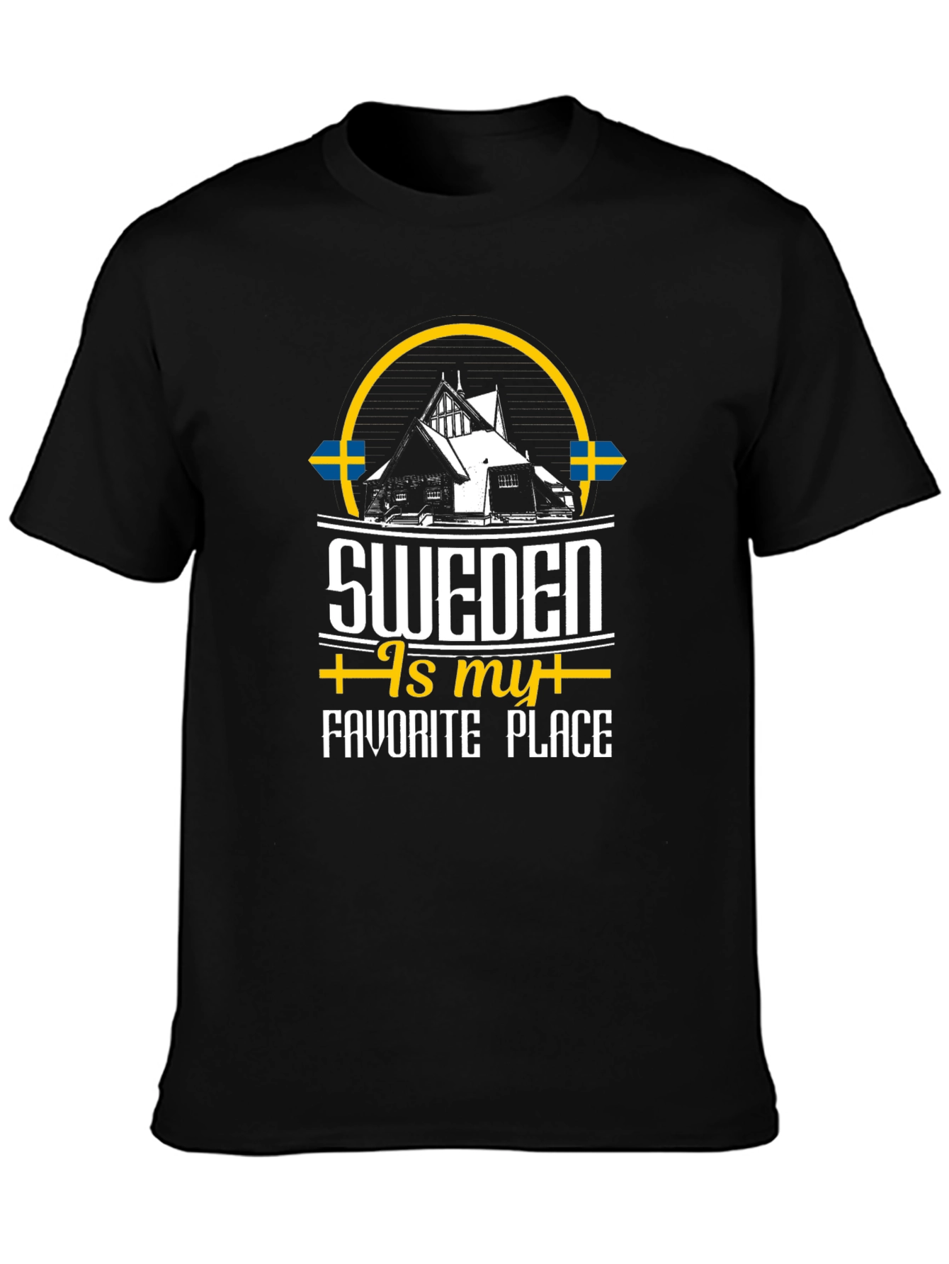 Sweden Is My Favorite Place Graphic T-Shirt