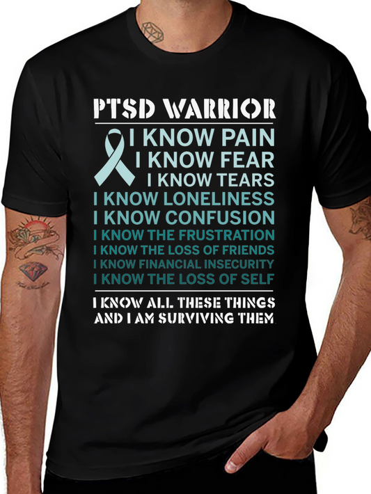 PTSD Warrior T-Shirt: I Know I Am Surviving