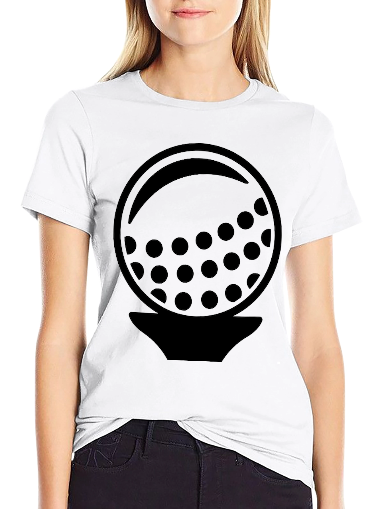 Golf Ball Graphic Tee - Stylish Golfer Shirt
