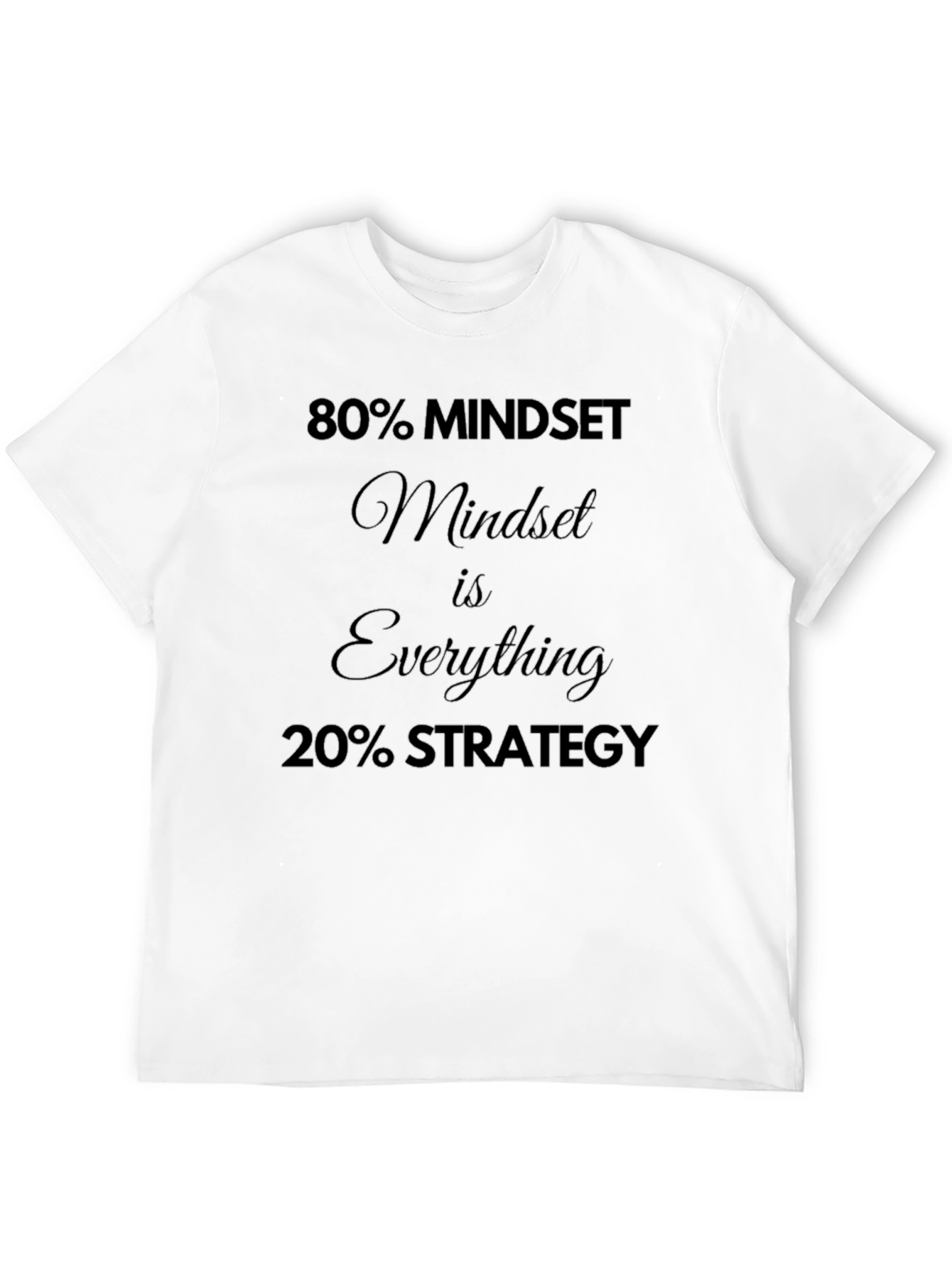 Mindset Strategy Graphic Tee - Black