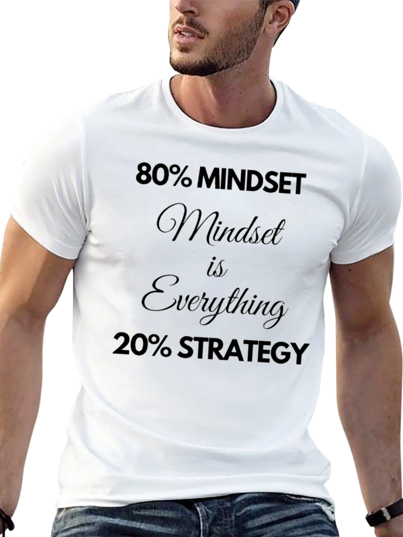 Mindset Strategy Graphic Tee - Black
