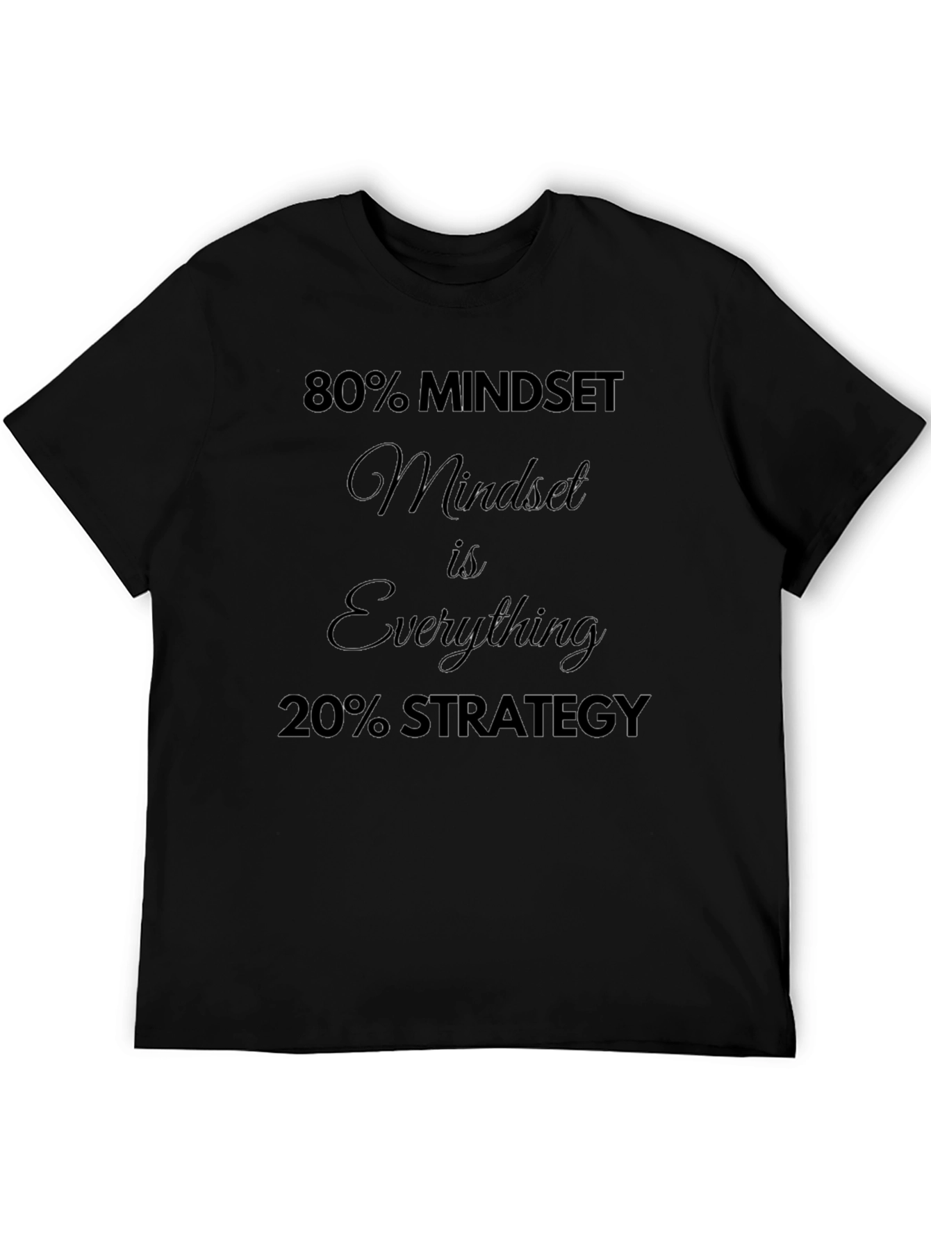 Mindset Strategy Graphic Tee - Black