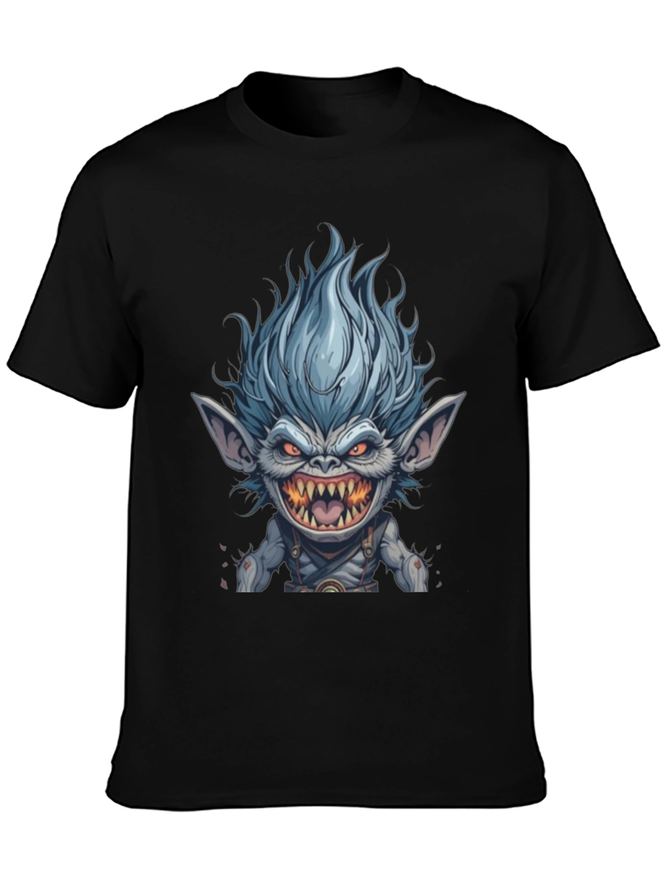 Monster Graphic Black T-Shirt
