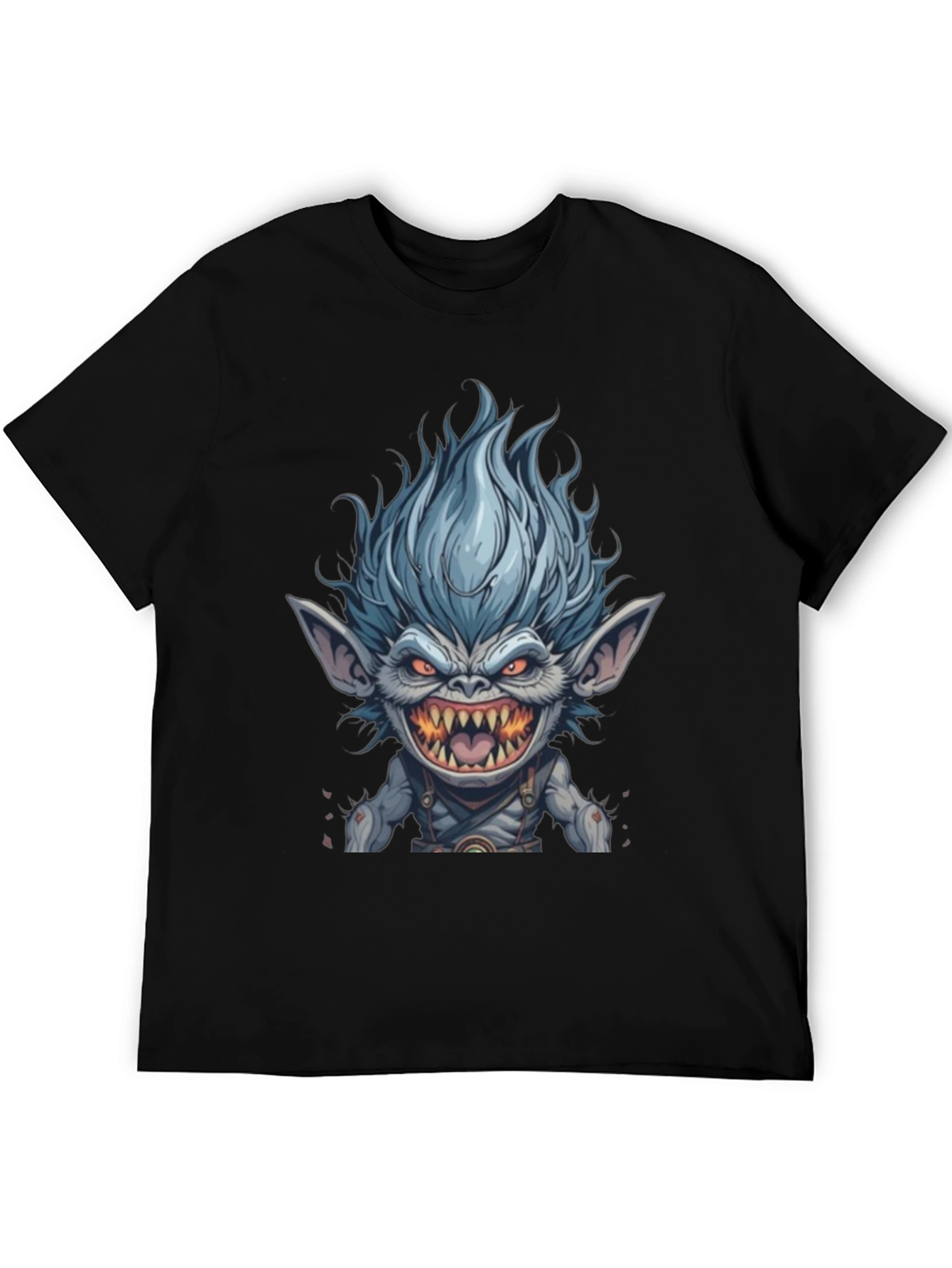 Monster Graphic Black T-Shirt