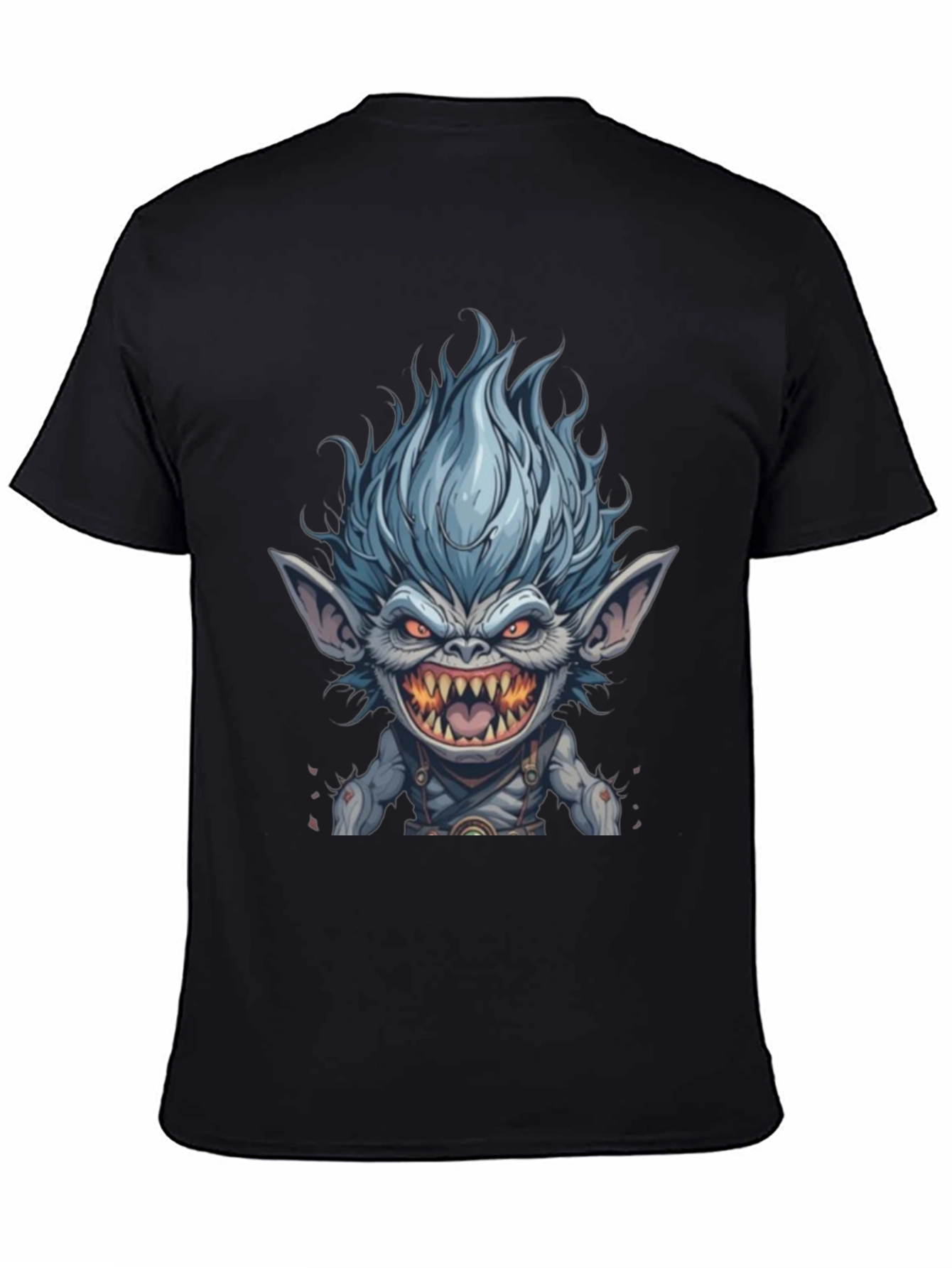 Monster Graphic Black T-Shirt