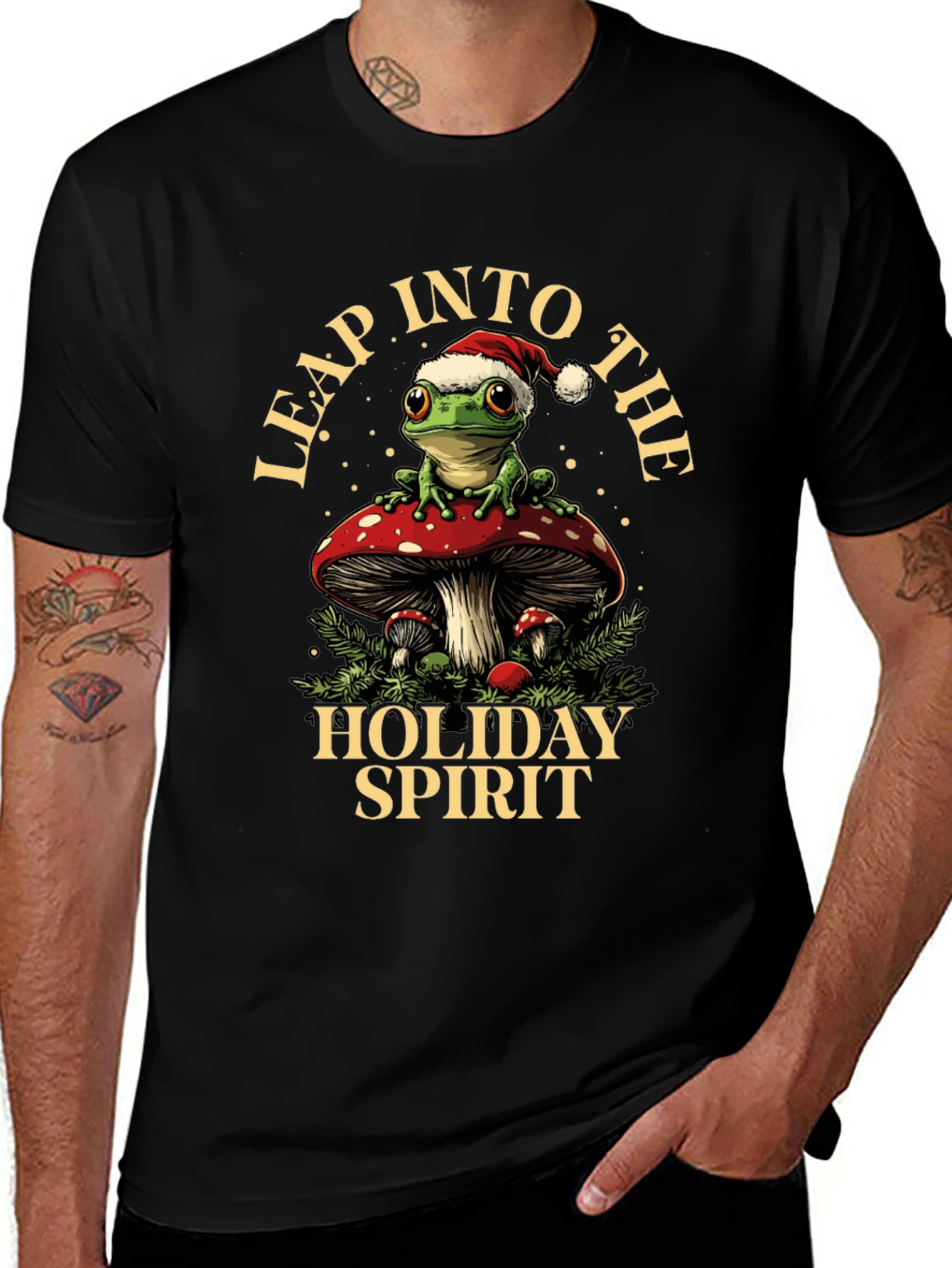 Holiday Frog Graphic Tee