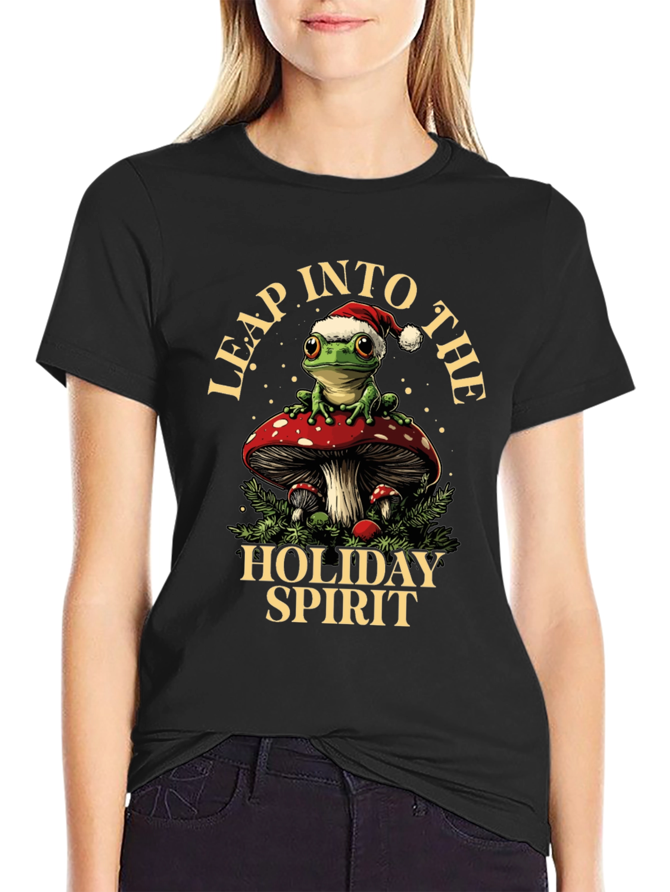 Holiday Frog Graphic Tee