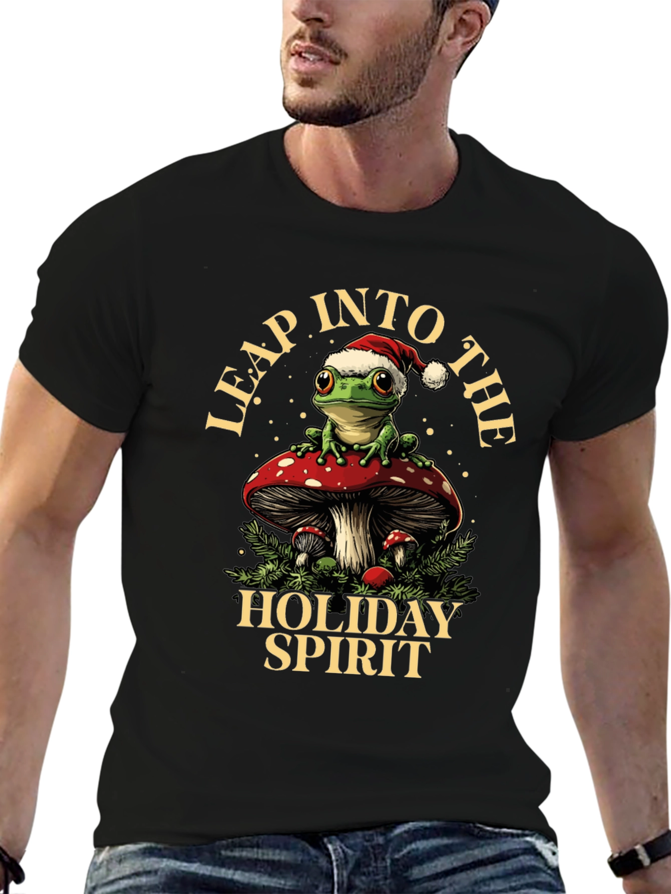 Holiday Frog Graphic Tee