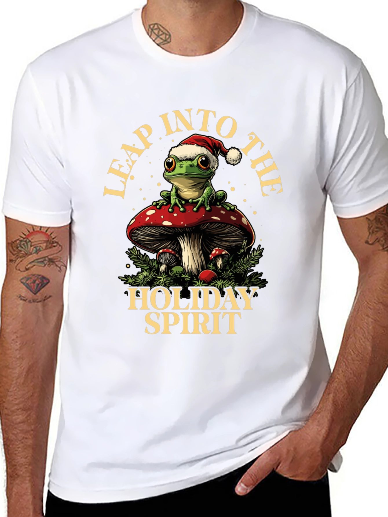 Holiday Frog Graphic Tee