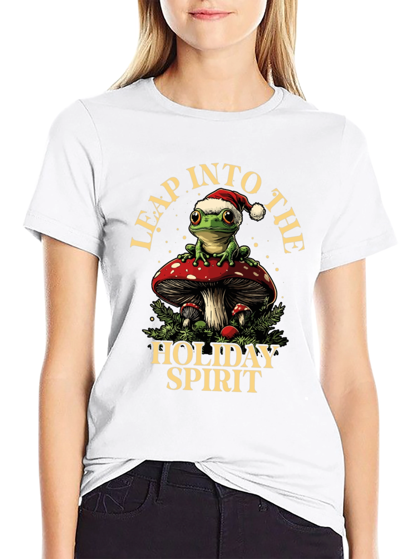Holiday Frog Graphic Tee