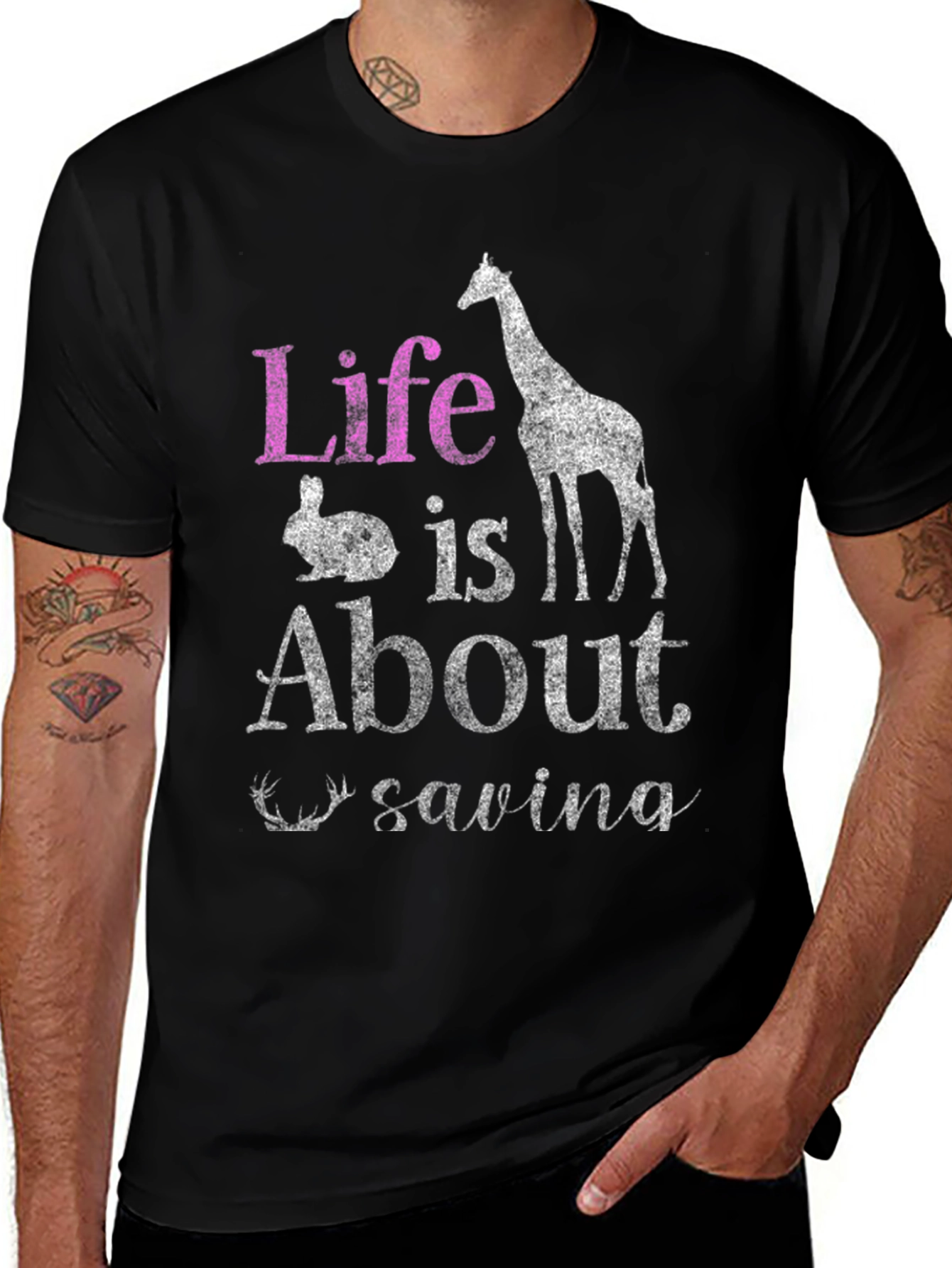 Life is About Saving Animals T-Shirt