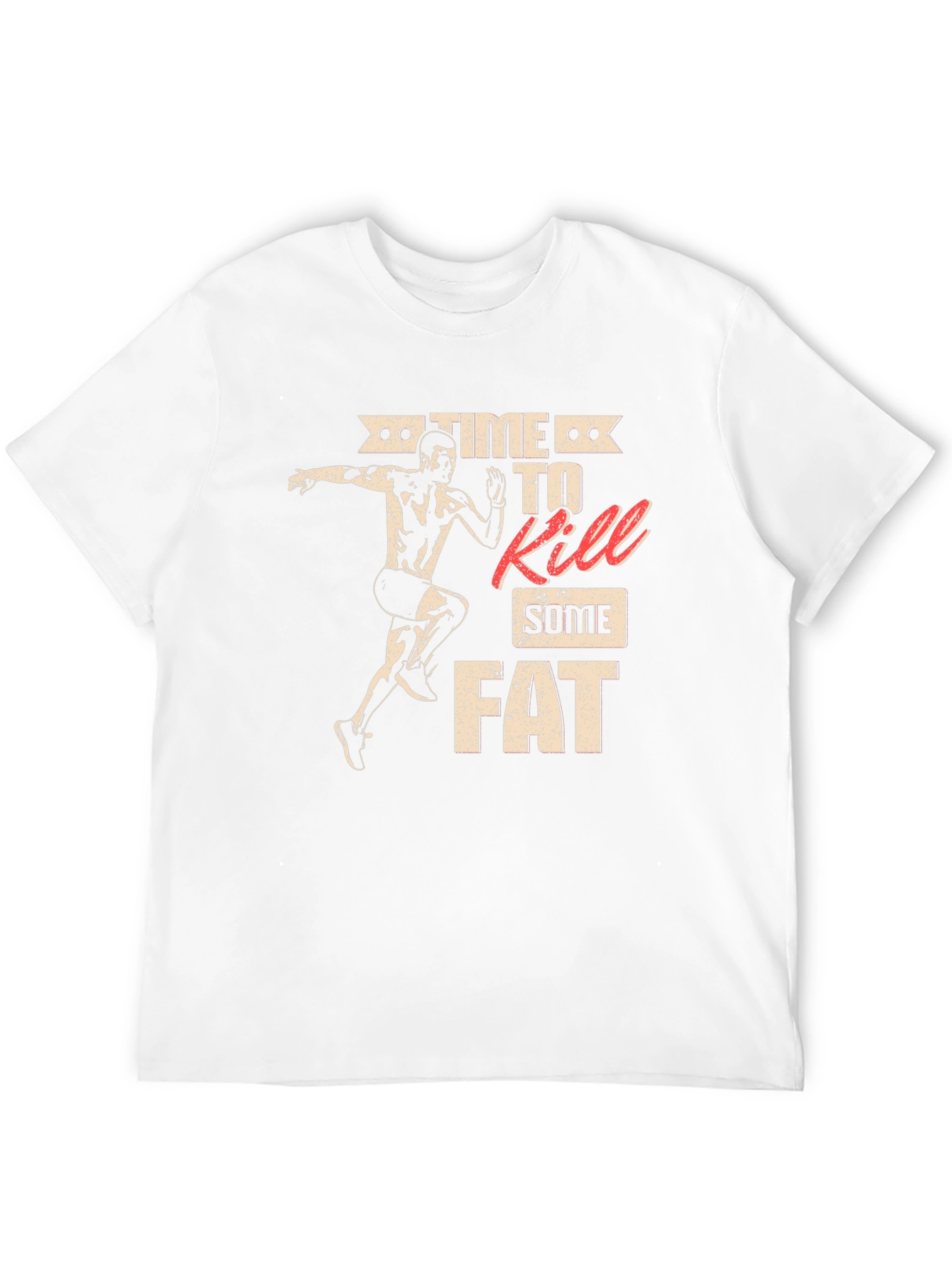 Time to Kill Some Fat Black Graphic Tee