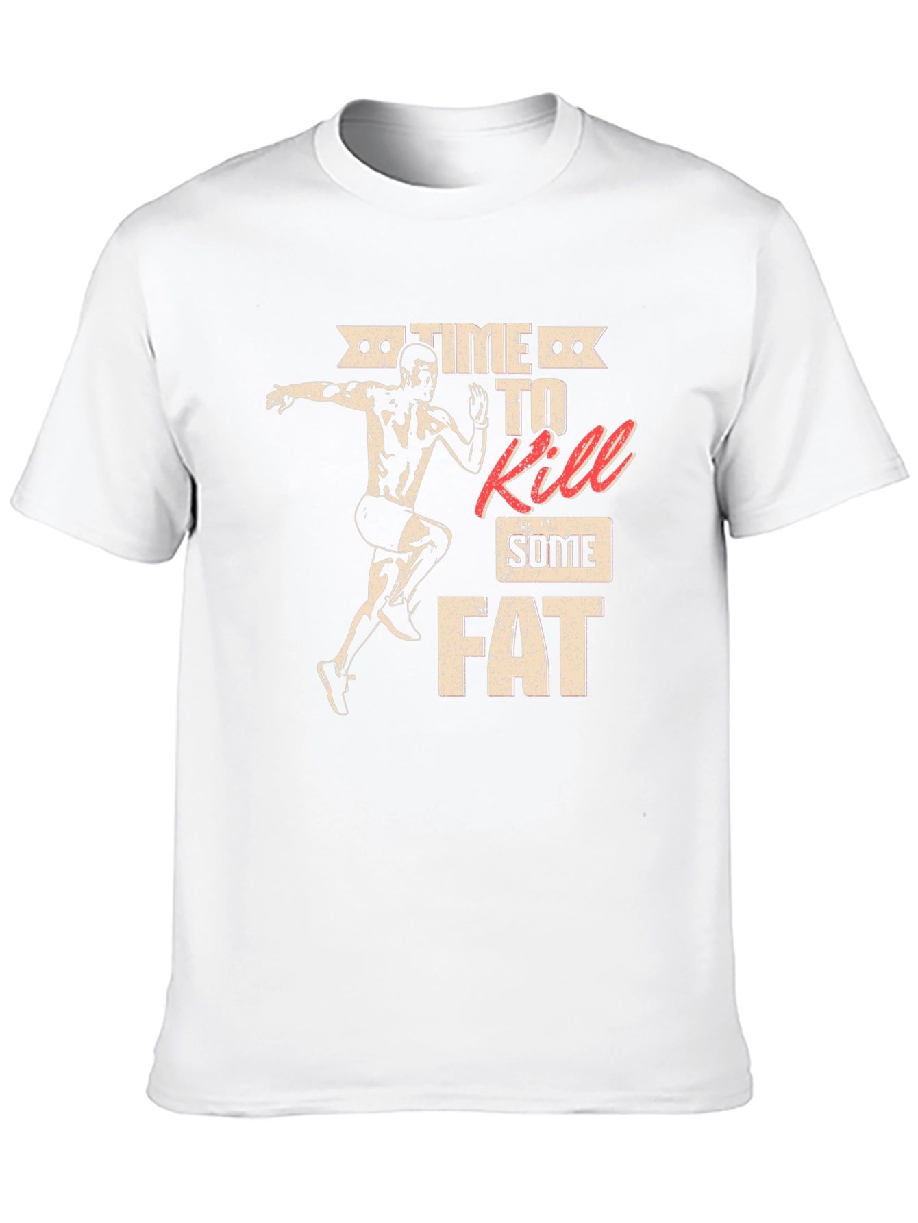 Time to Kill Some Fat Black Graphic Tee