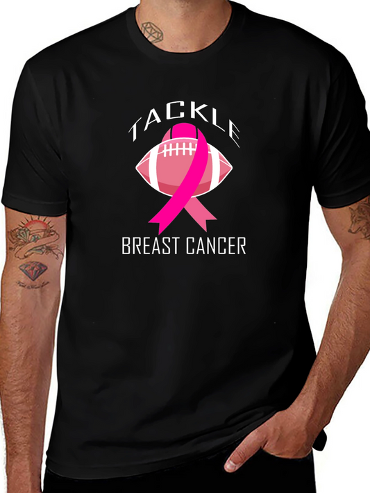 Tackle Breast Cancer Awareness T-Shirt