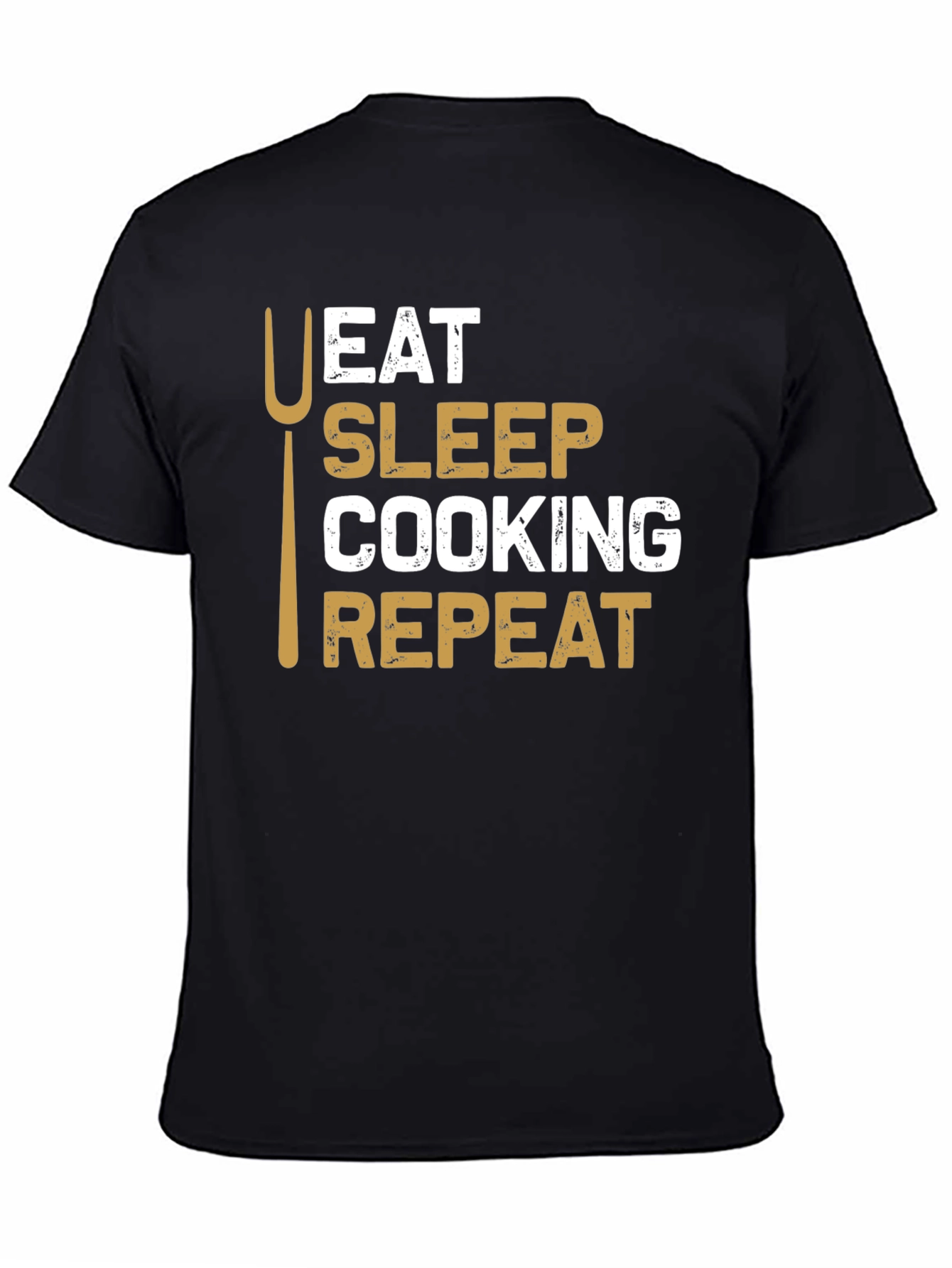 Eat Sleep Cooking Repeat T-Shirt - Chef Gift