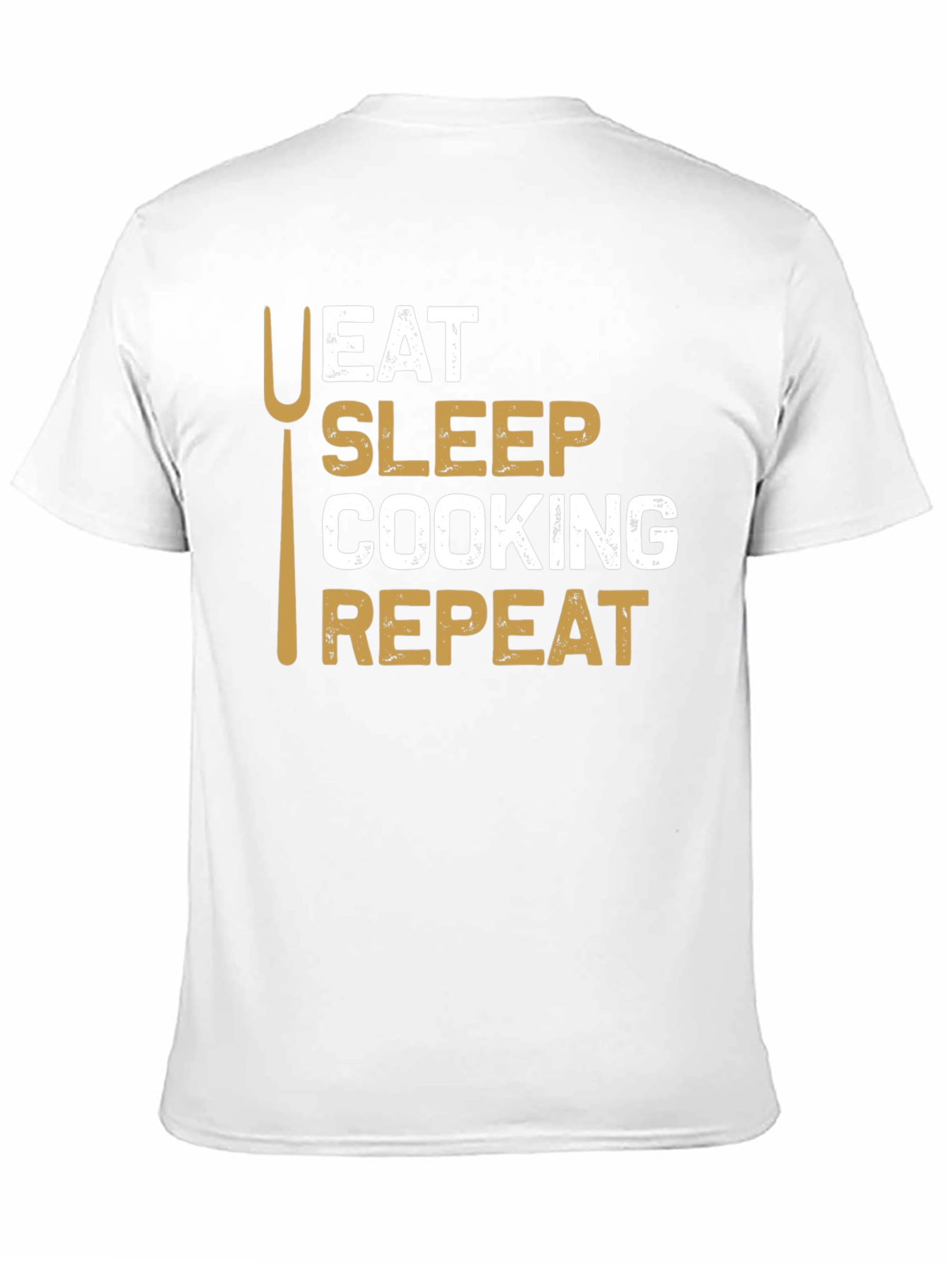 Eat Sleep Cooking Repeat T-Shirt - Chef Gift