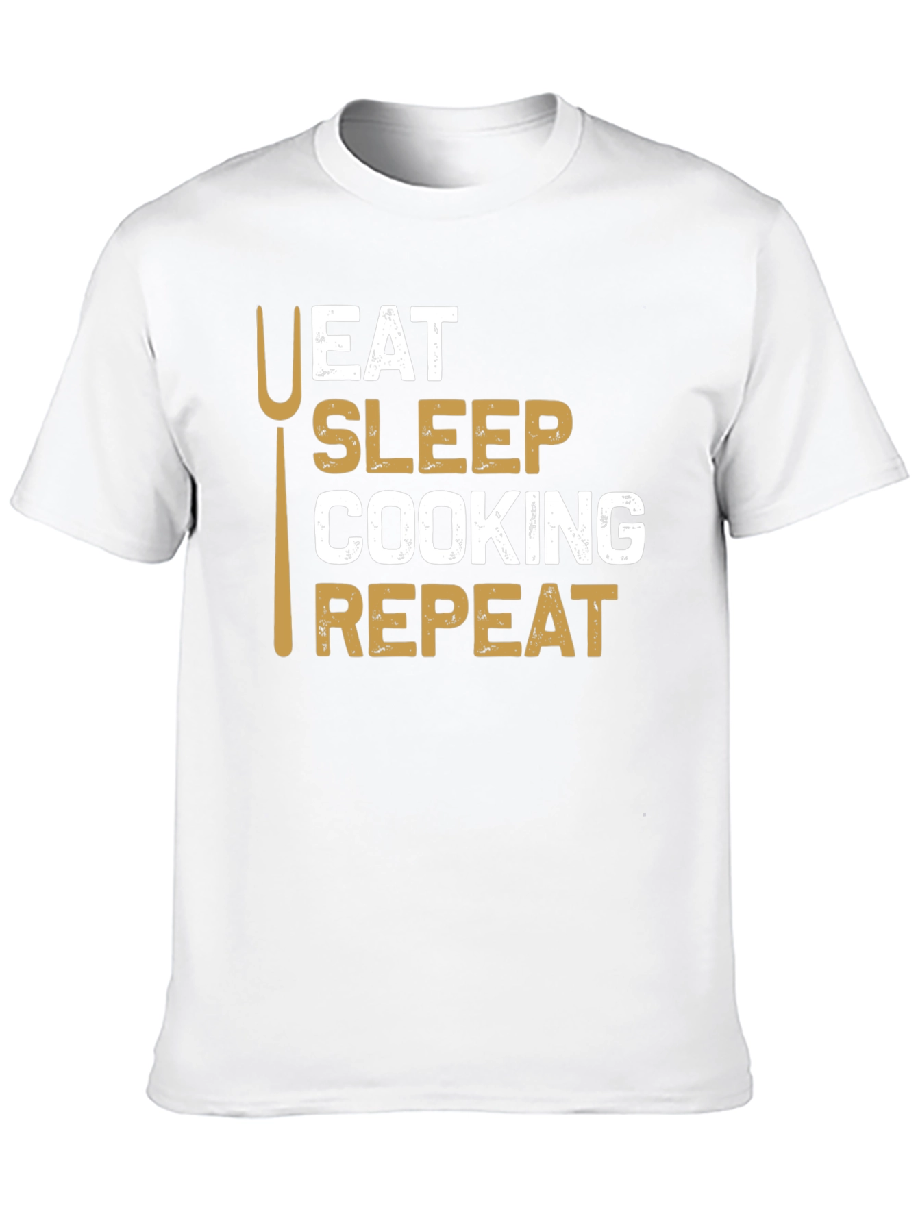 Eat Sleep Cooking Repeat T-Shirt - Chef Gift