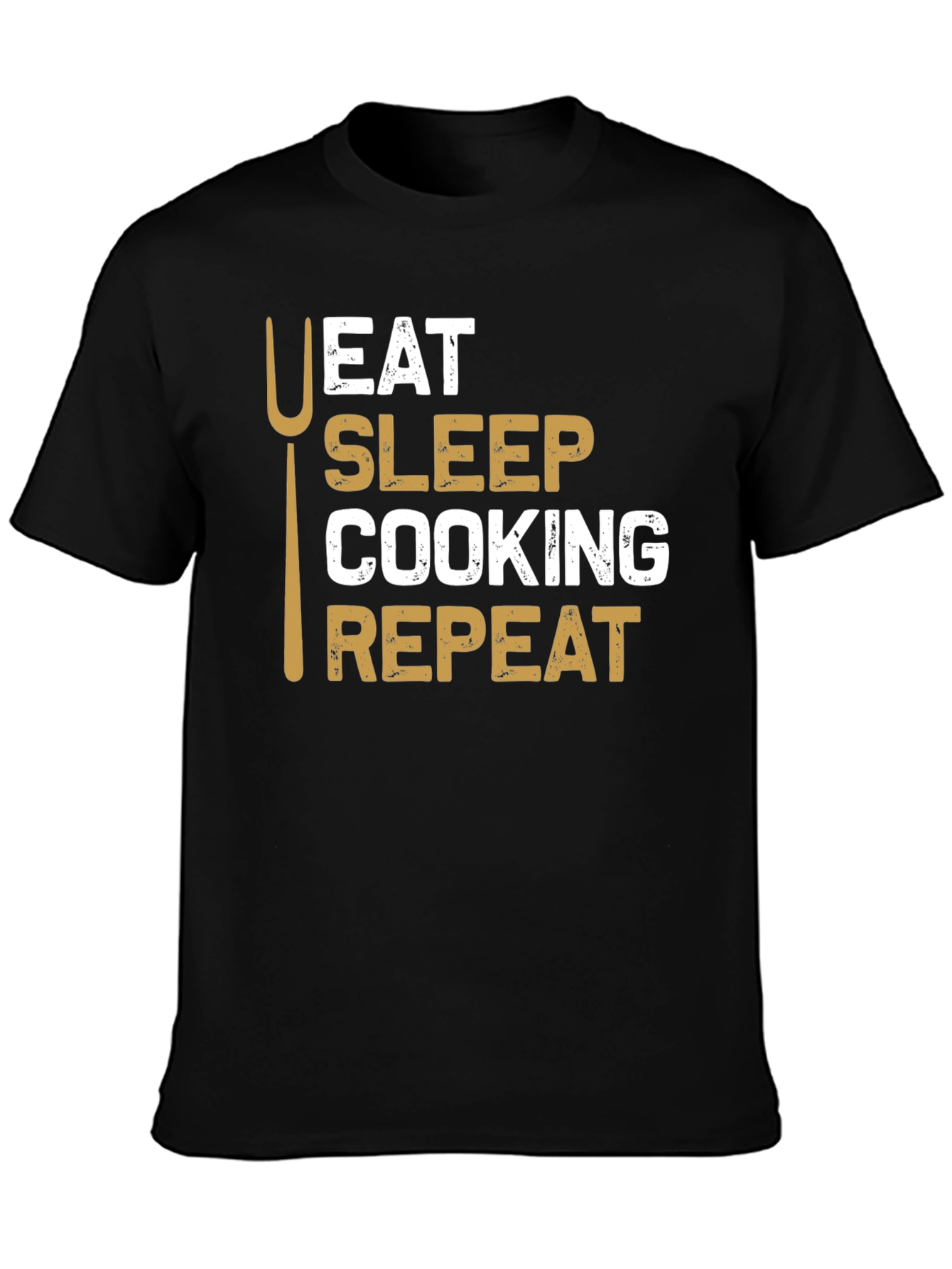 Eat Sleep Cooking Repeat T-Shirt - Chef Gift