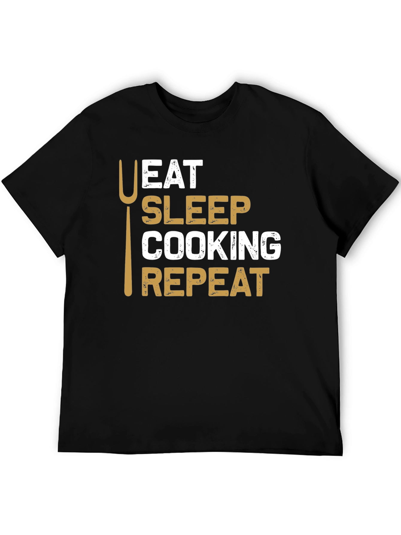 Eat Sleep Cooking Repeat T-Shirt - Chef Gift