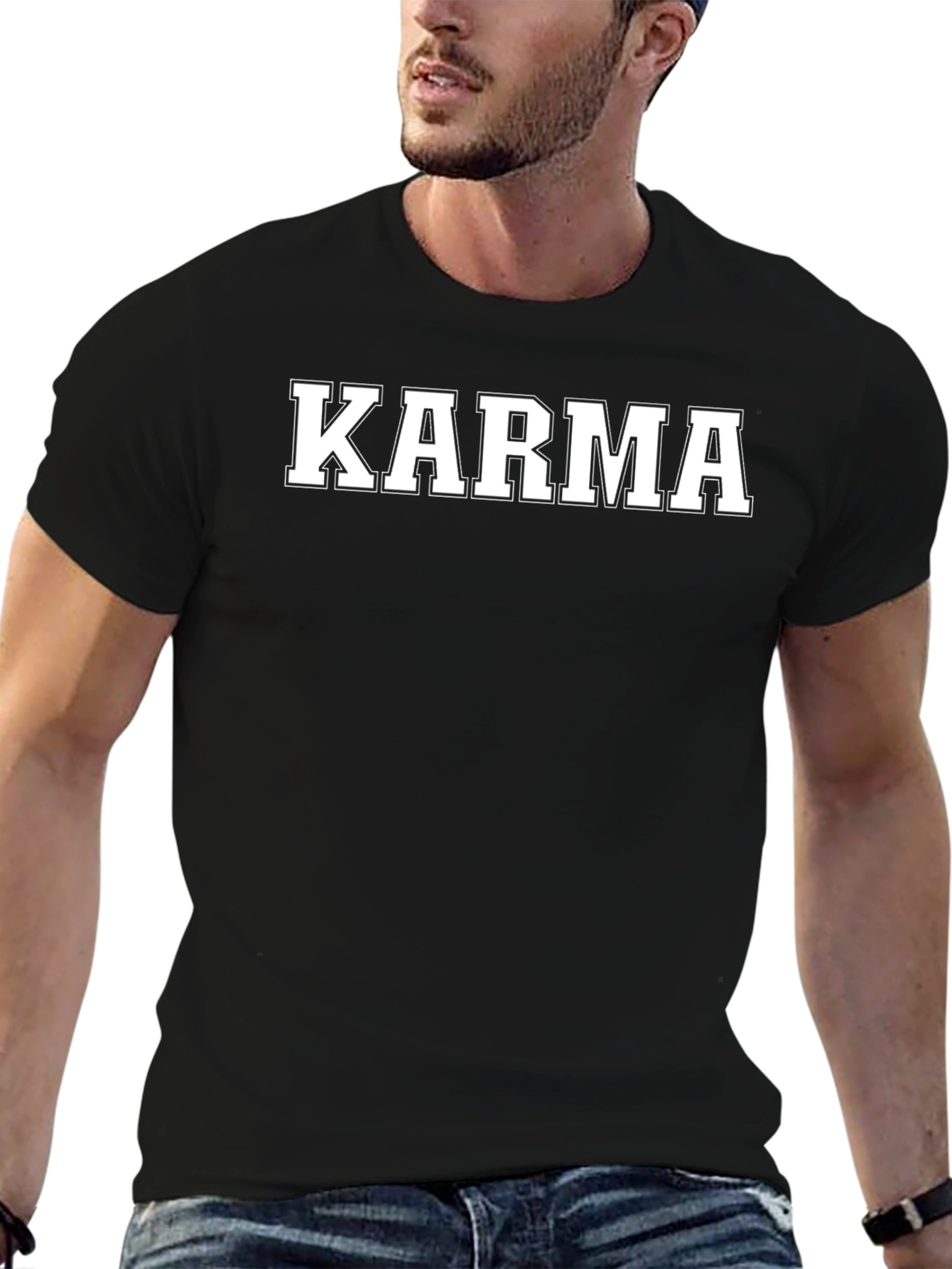 Karma T-Shirt - Classic Black Tee