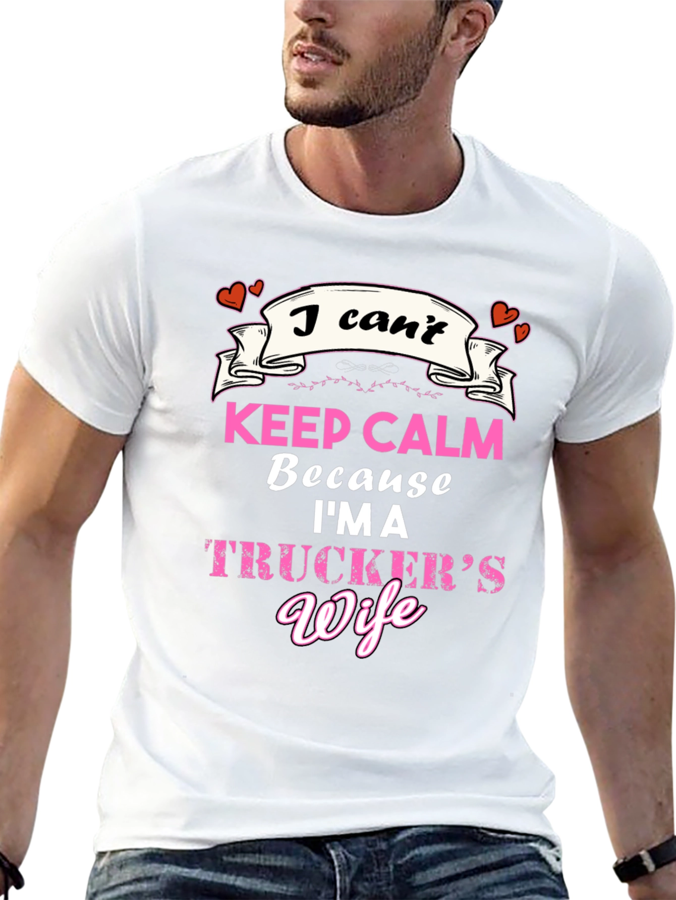 Truckers Wife T-Shirt - Keep Calm