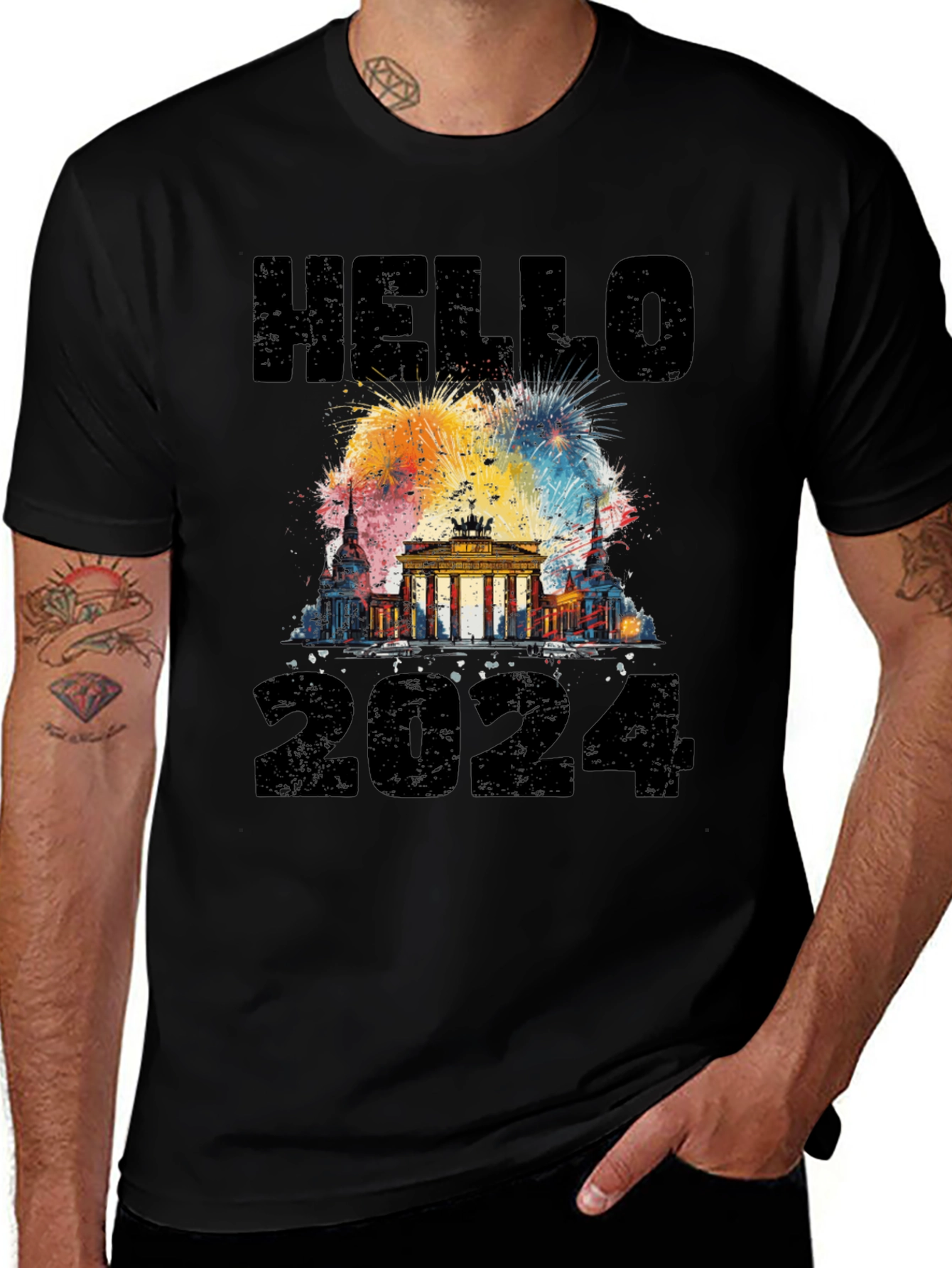 Hello 2024 Berlin New Year T-Shirt