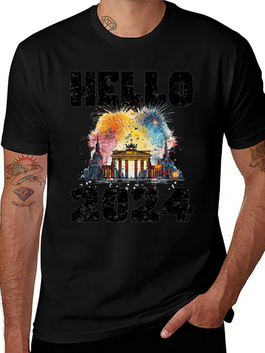 Hello 2024 Berlin New Year T-Shirt