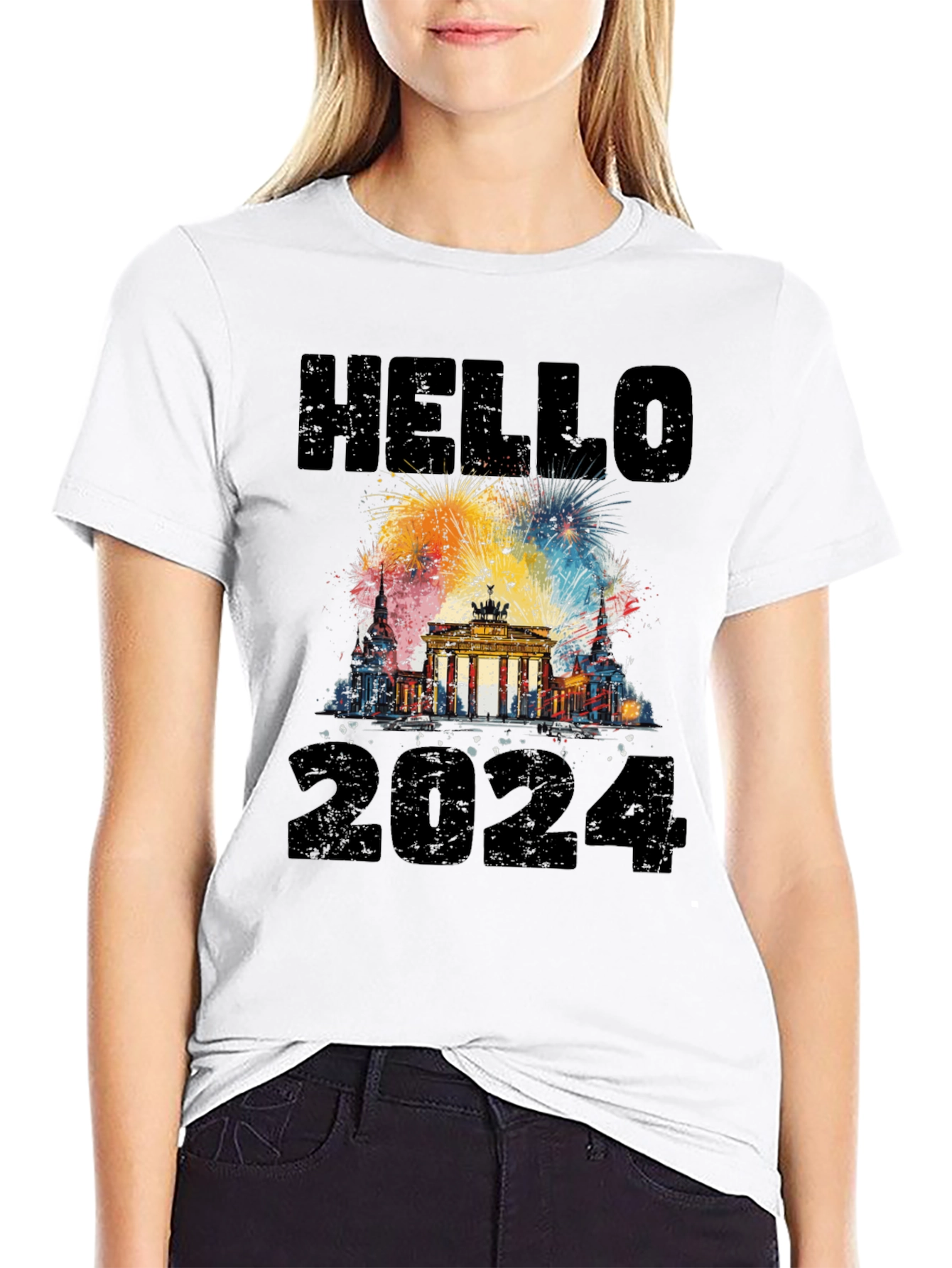 Hello 2024 Berlin New Year T-Shirt