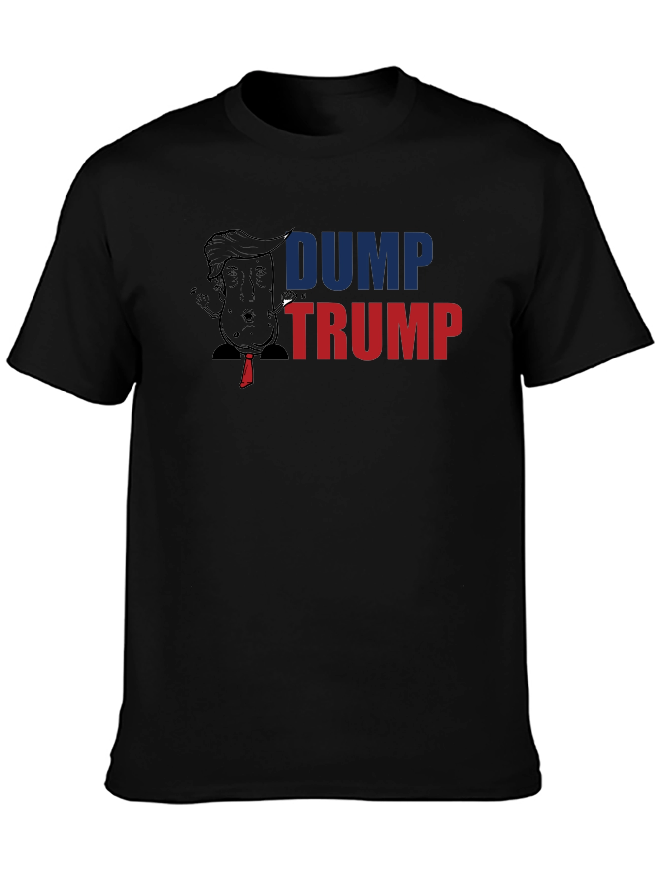 Dump Trump Graphic Print T-Shirt - Anti-Political Tee