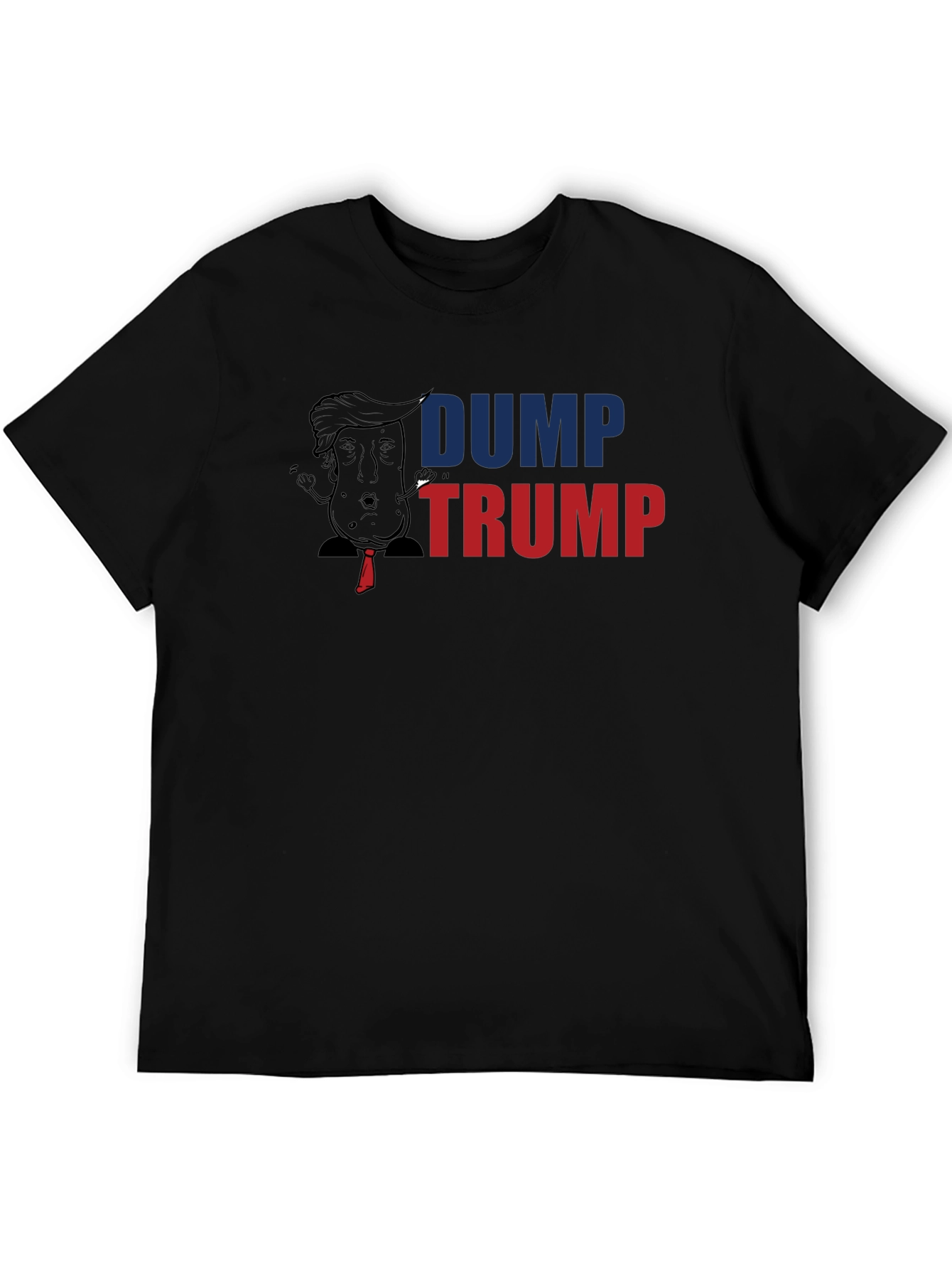 Dump Trump Graphic Print T-Shirt - Anti-Political Tee