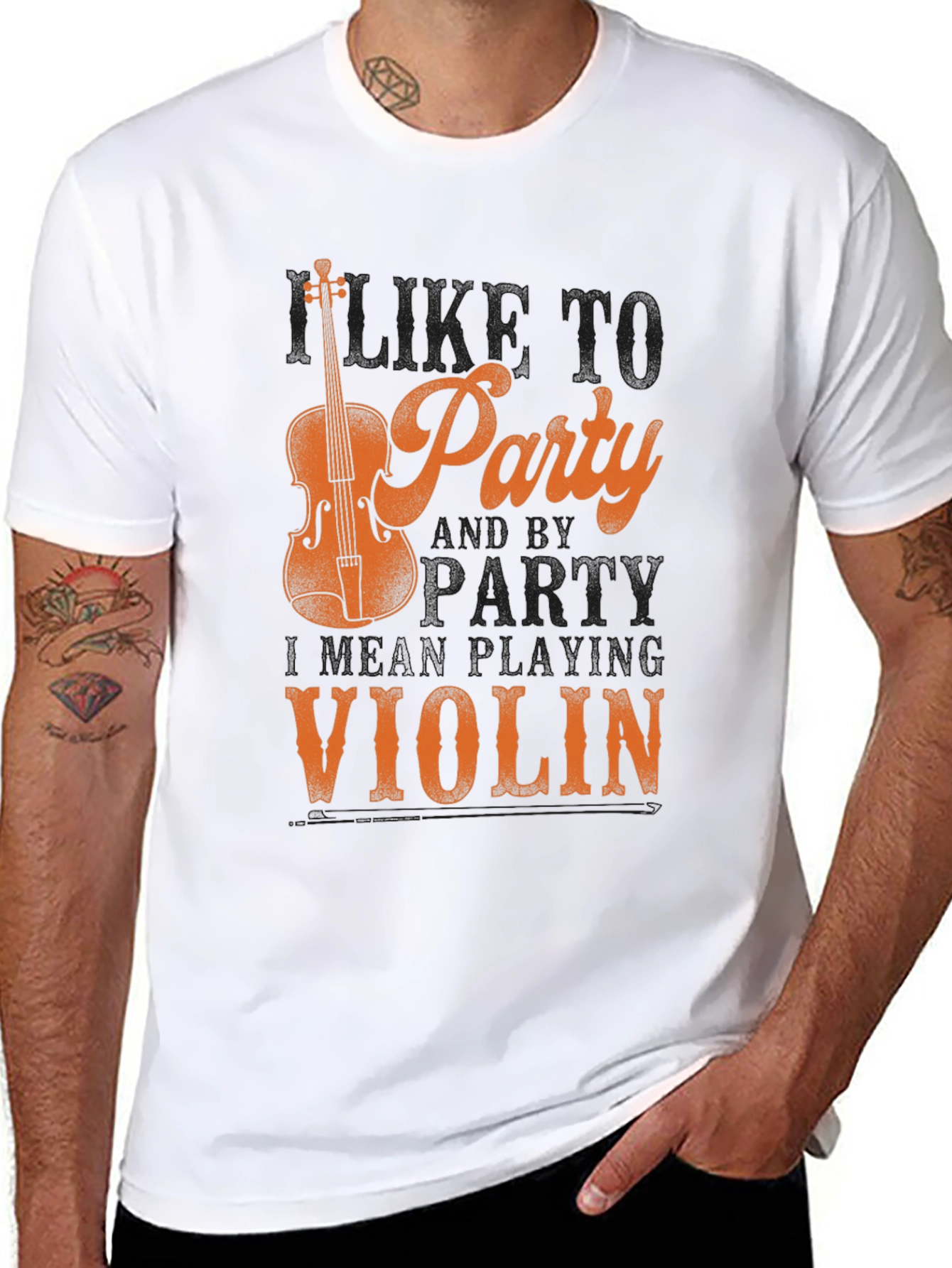 Violin Party T-Shirt - Musicians Apparel