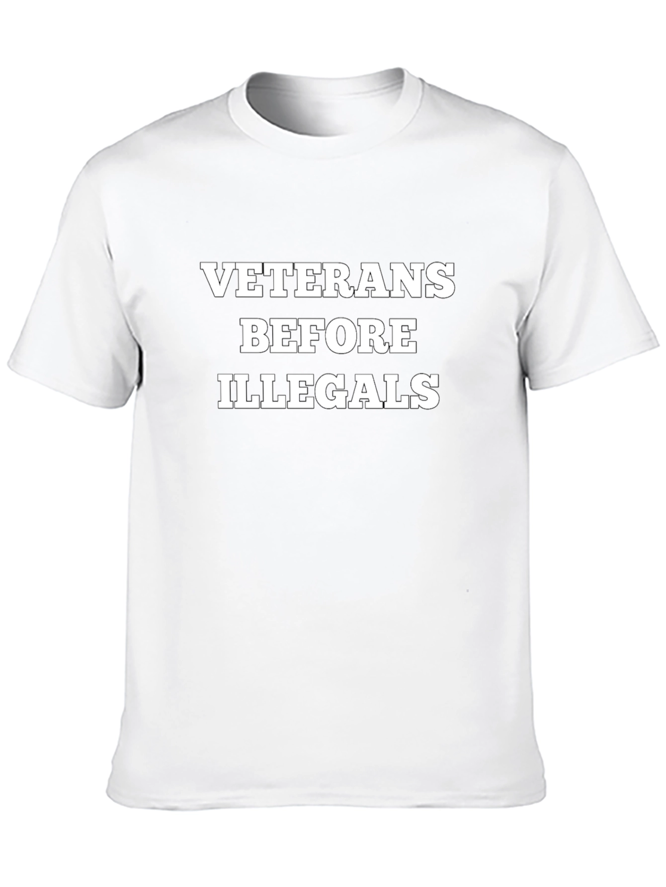 Veterans Before Illegals Graphic Tee