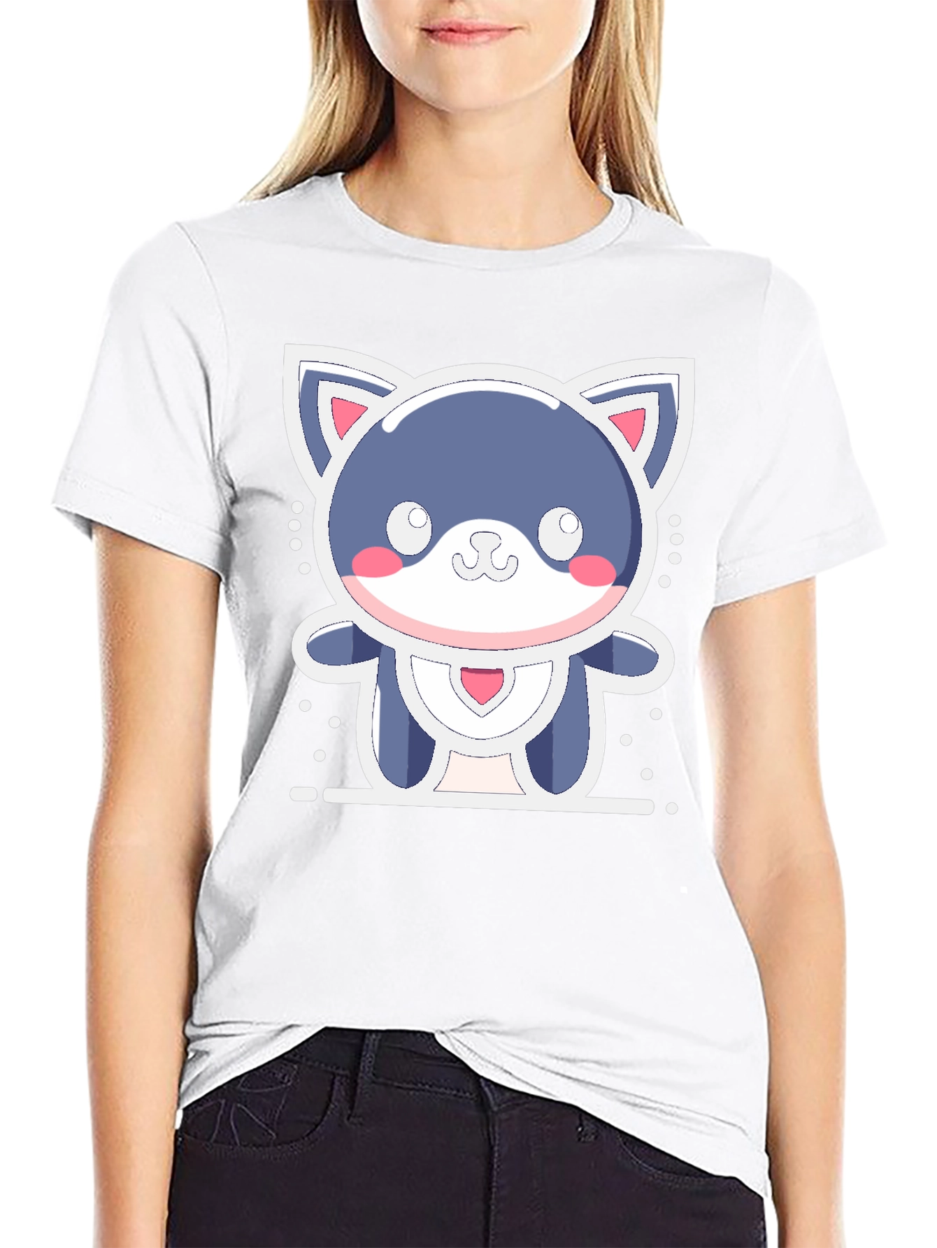 Cute Kawaii Cat T-Shirt - Soft & Stylish