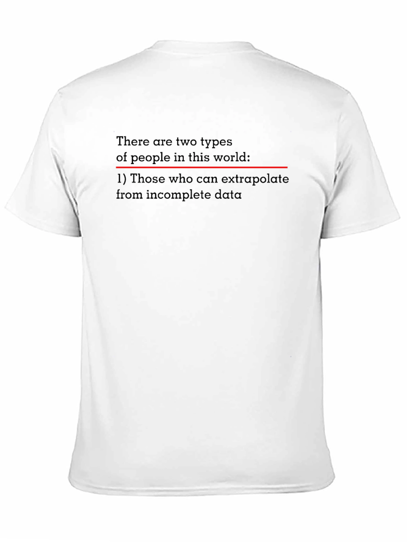 Extrapolate Humor T-Shirt - Black Novelty Tee