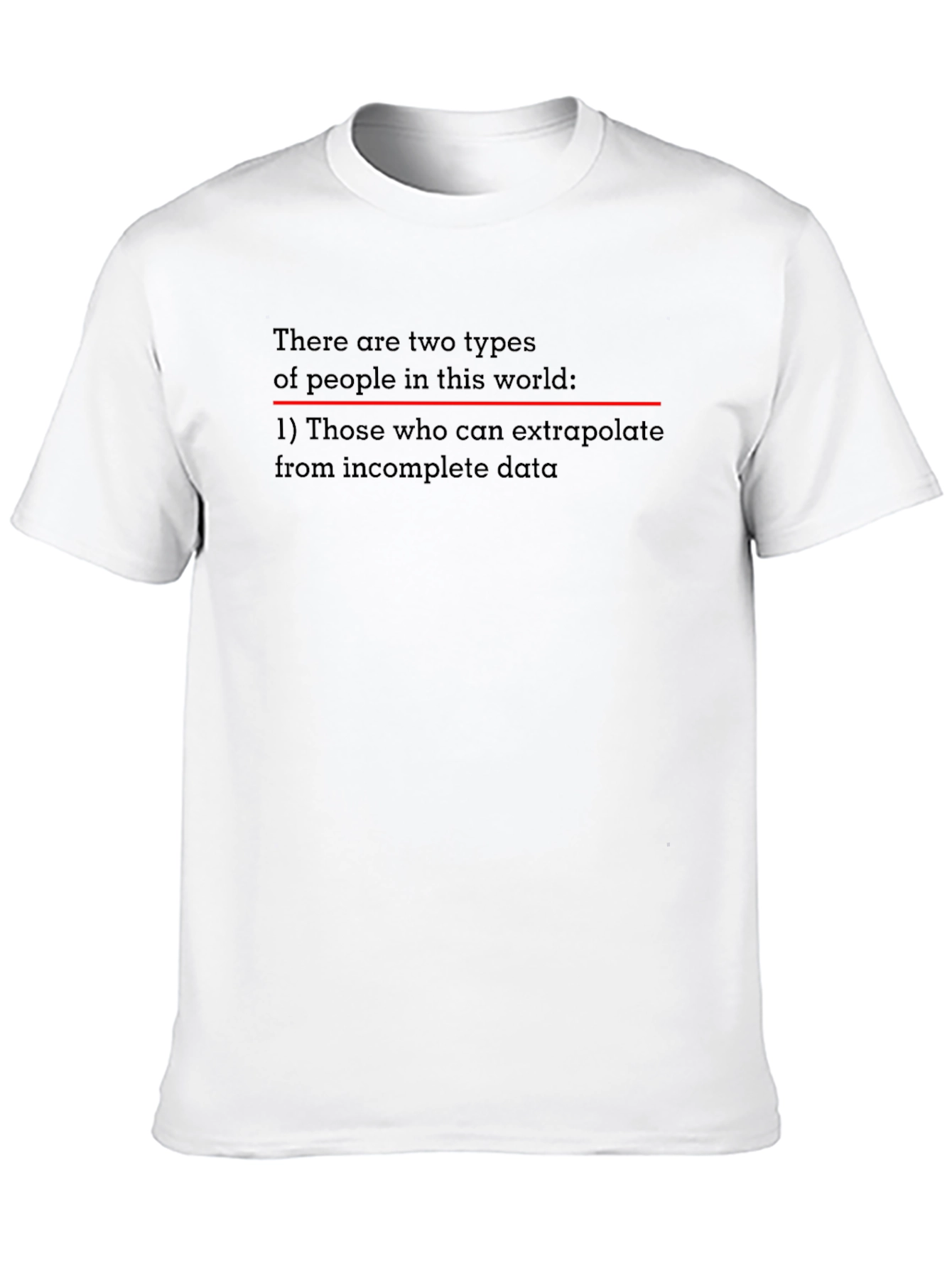 Extrapolate Humor T-Shirt - Black Novelty Tee