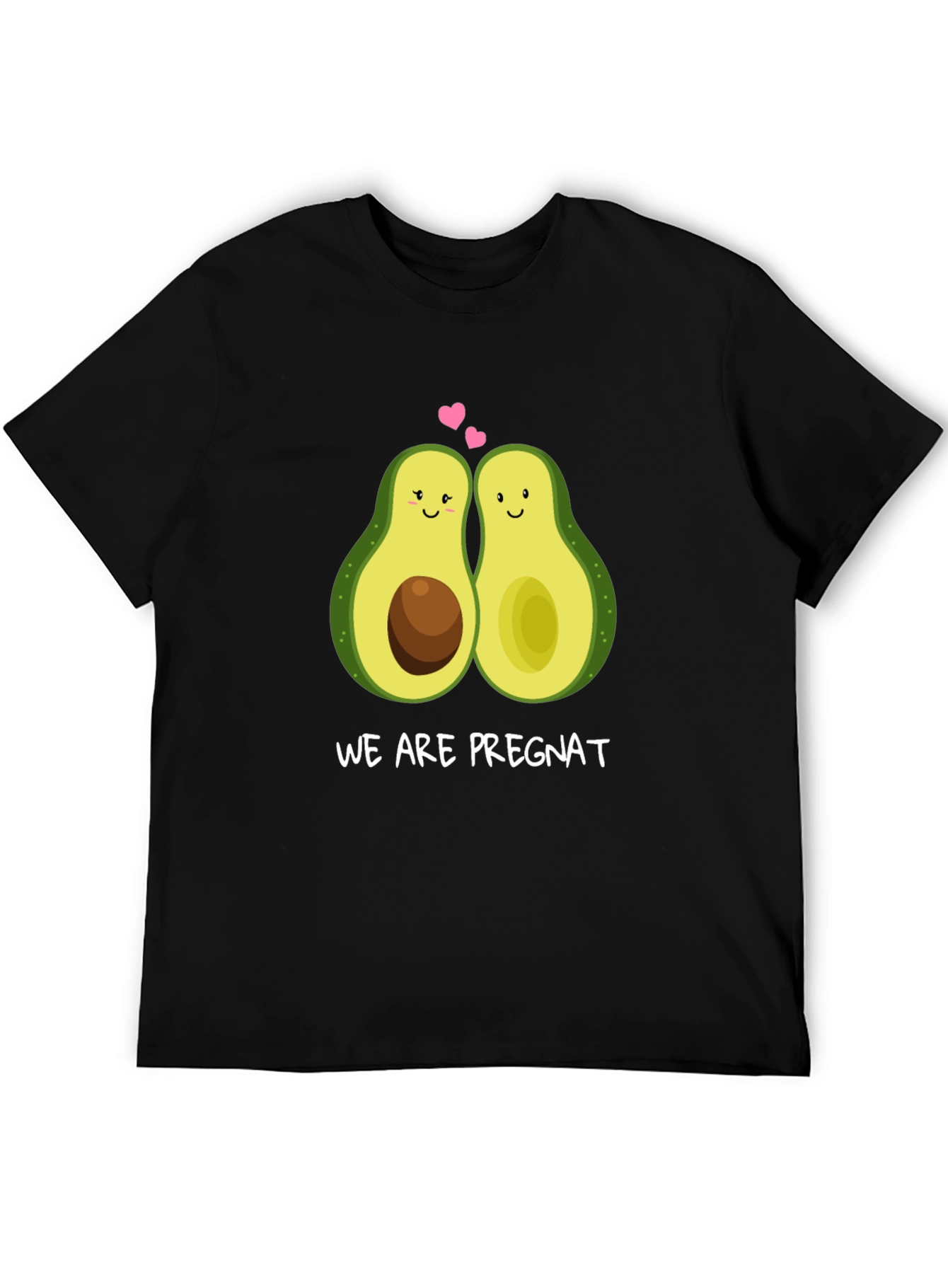 We Are Pregnat Funny Avocado Pregnancy T-Shirt