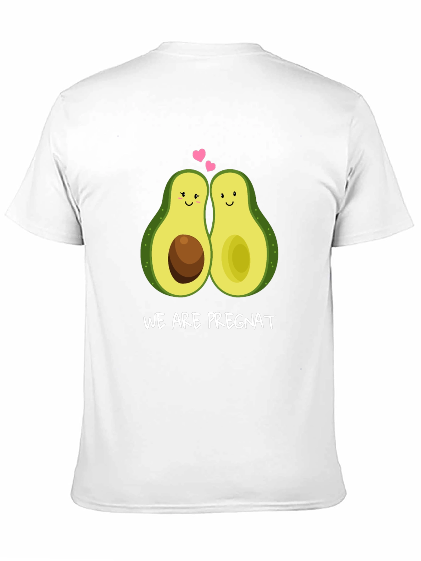 We Are Pregnat Funny Avocado Pregnancy T-Shirt