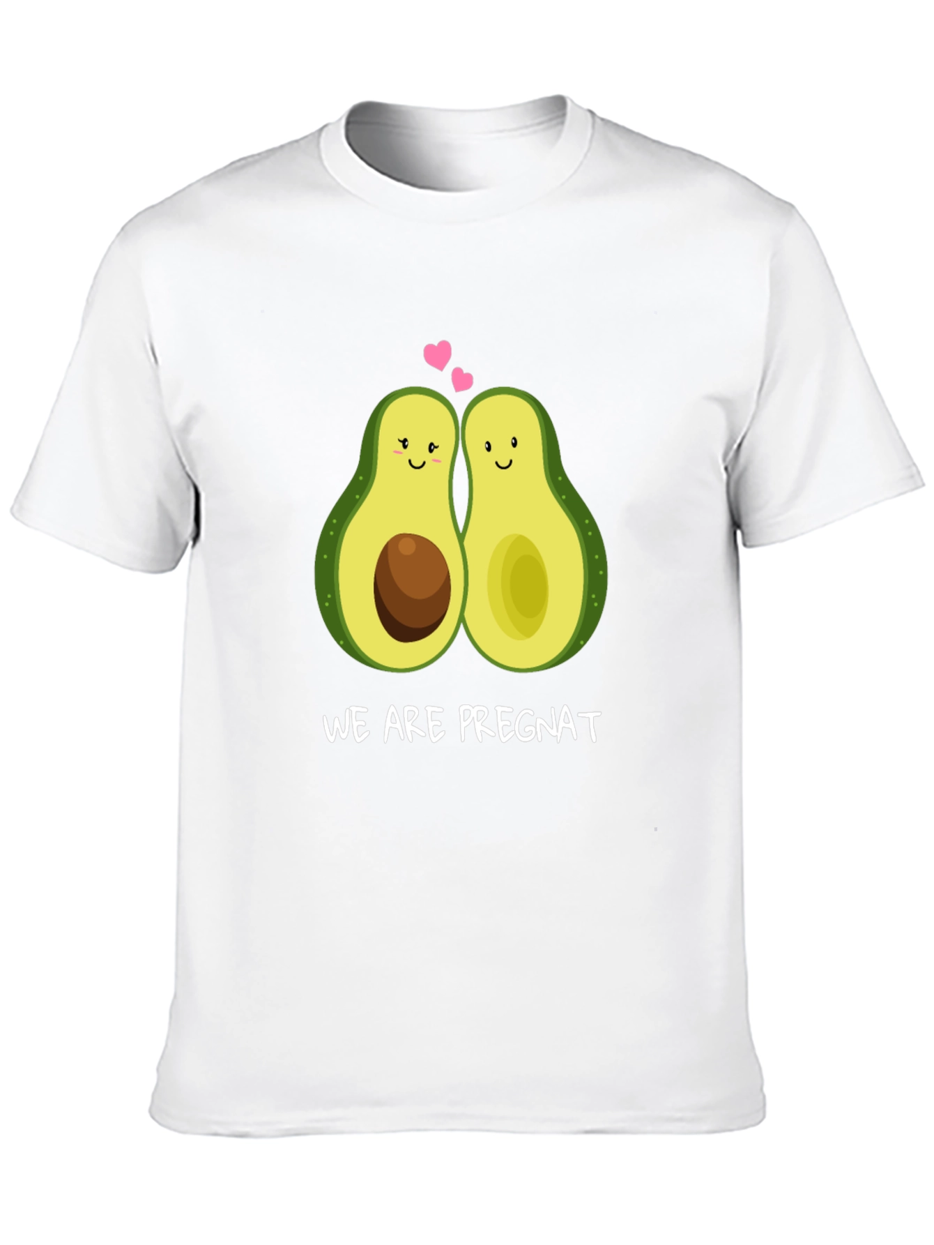 We Are Pregnat Funny Avocado Pregnancy T-Shirt