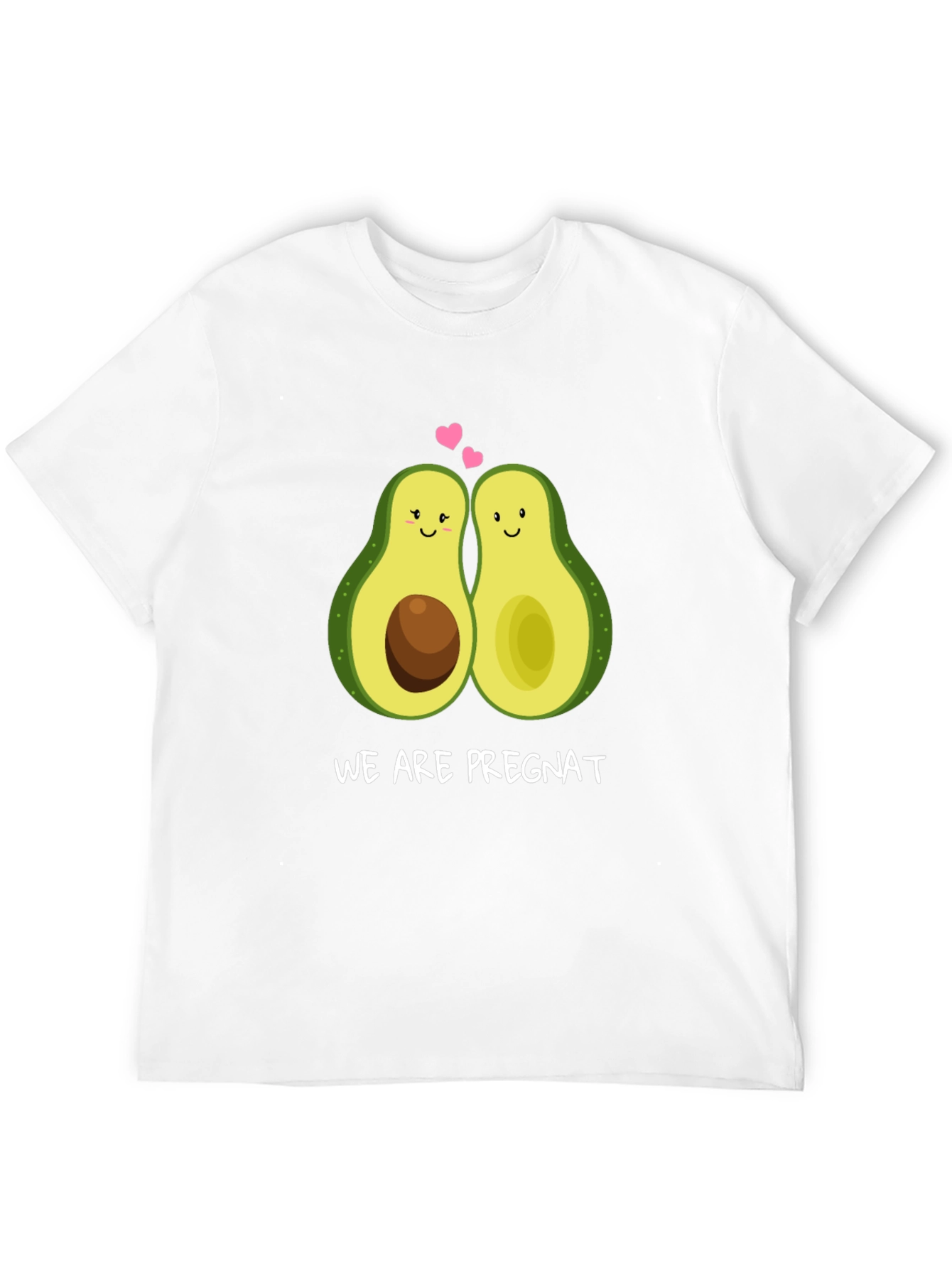 We Are Pregnat Funny Avocado Pregnancy T-Shirt